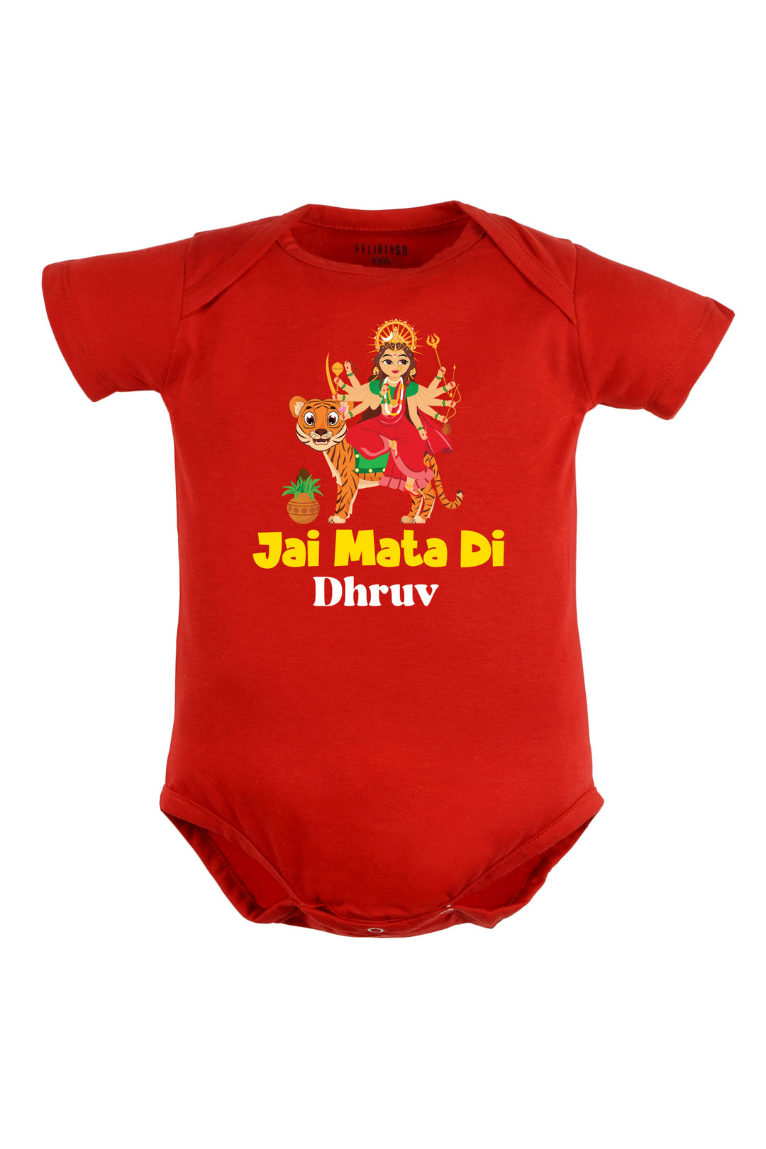 Jai Mata Di Baby Romper | Onesies w/ Custom Name