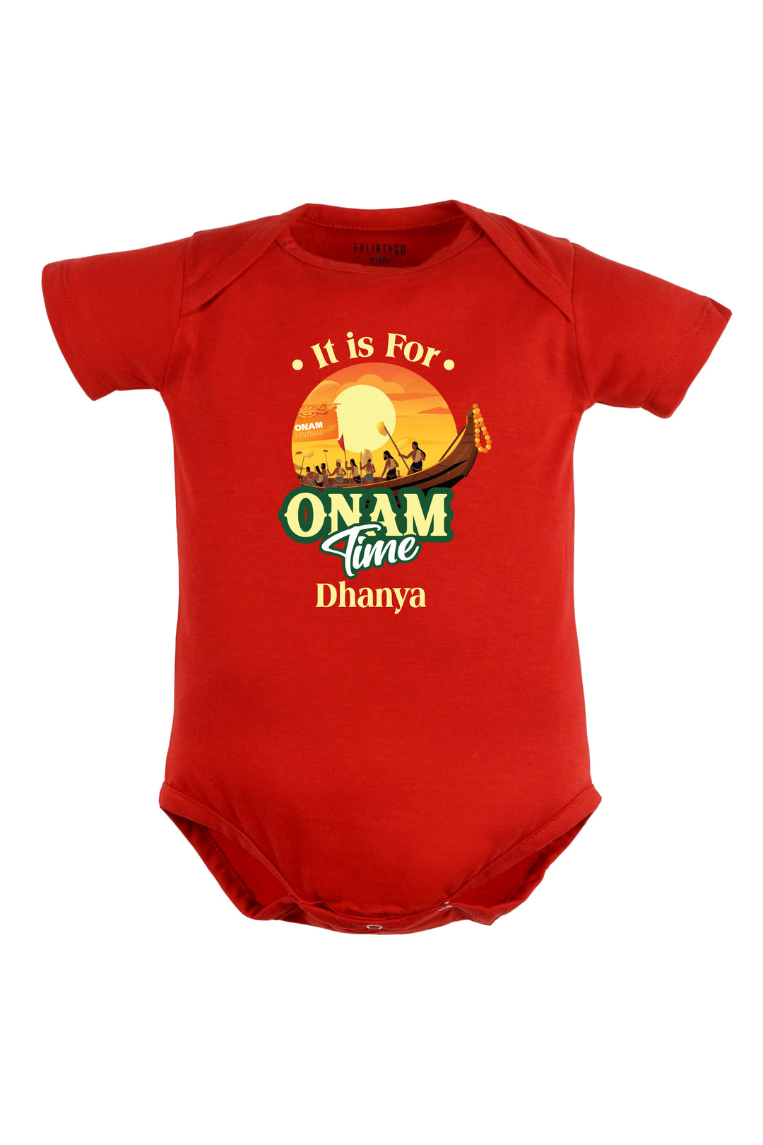 It Is For Onam Time Baby Romper | Onesies w/ Custom Name