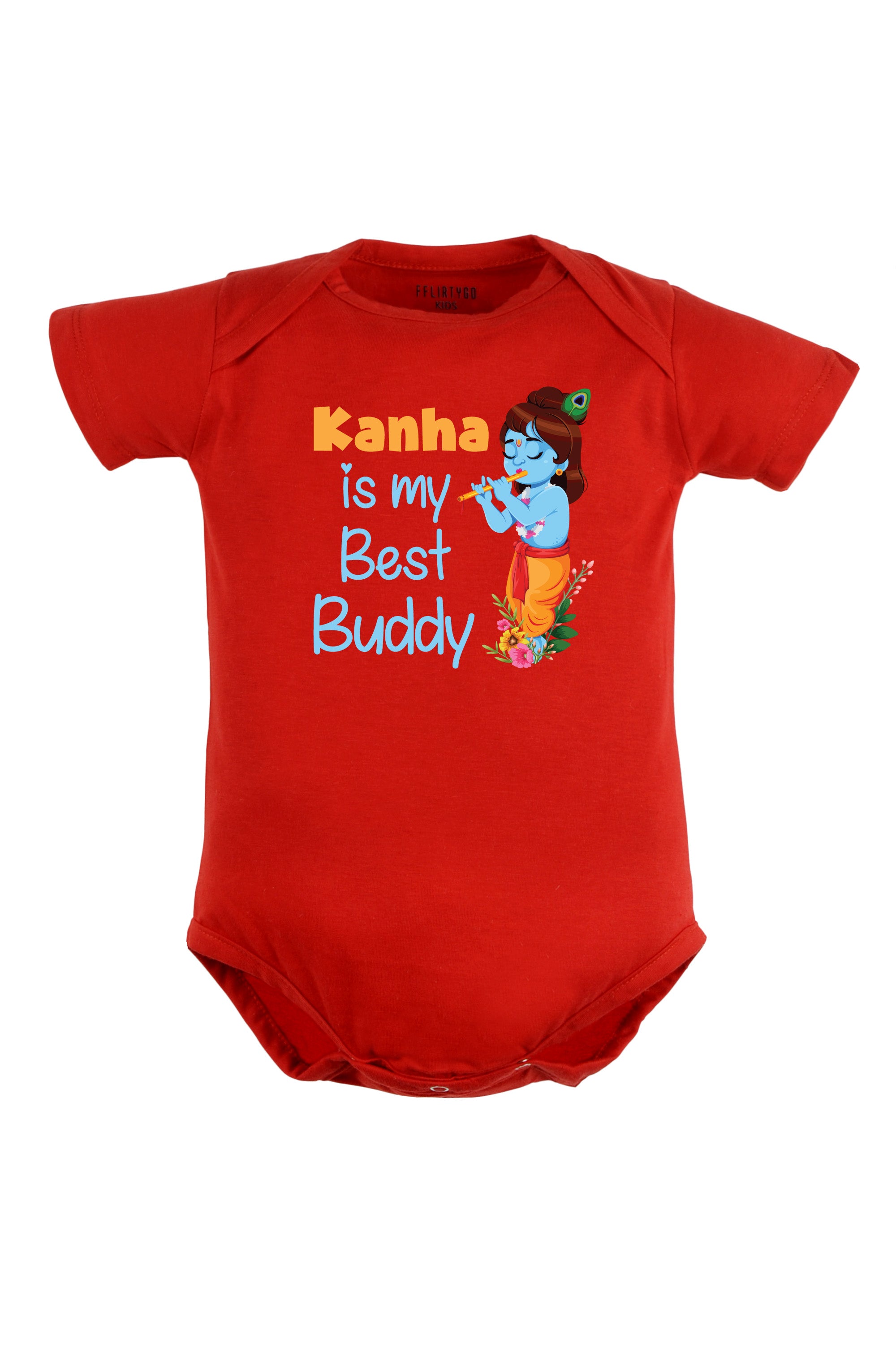 Kanha Is My Best Buddy Baby Romper | Onesies