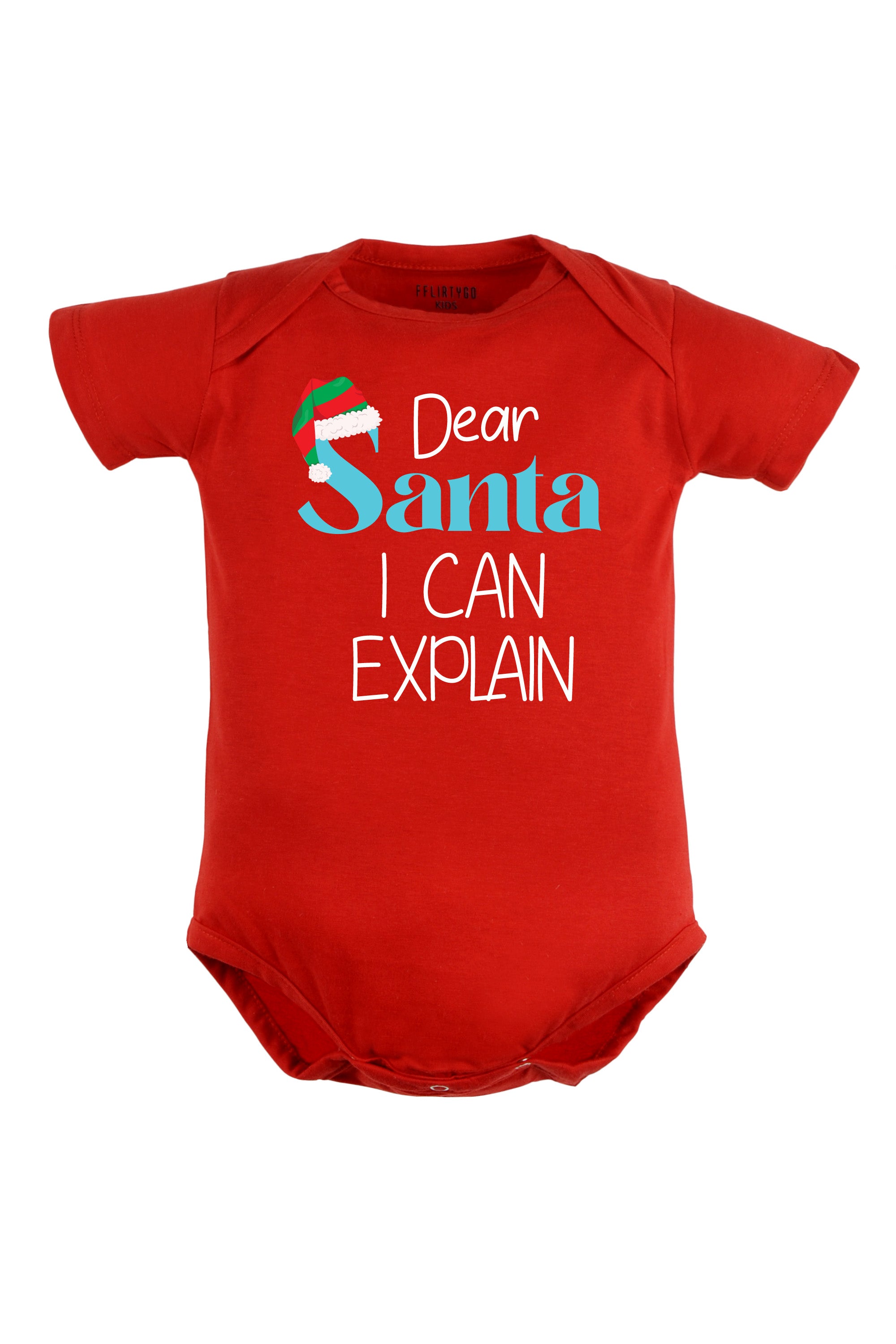 Dear Santa I Can Explain Baby Romper | Onesies