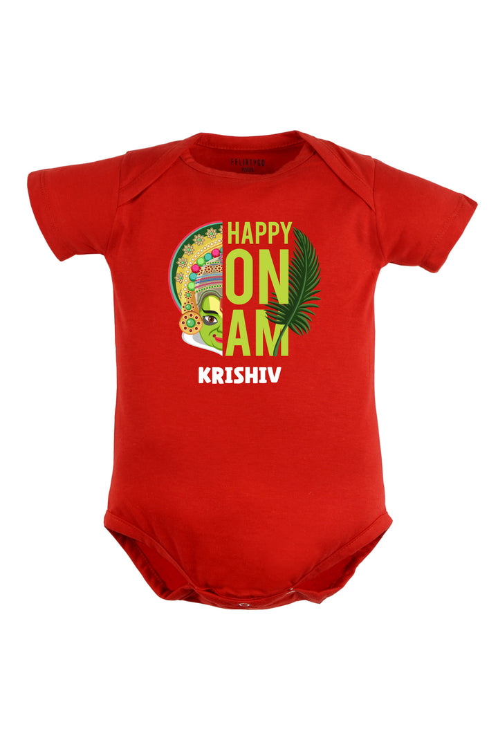 Happy Onam Baby Romper | Onesies w/ Custom Name