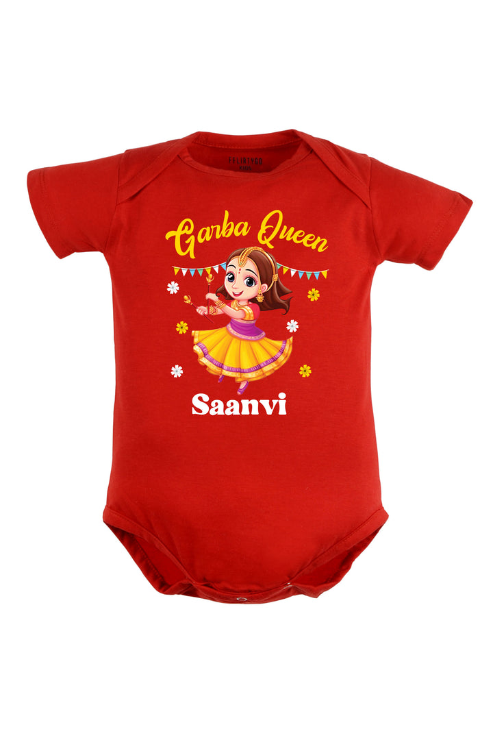 Garba Queen Baby Romper | Onesies w/ Custom Name