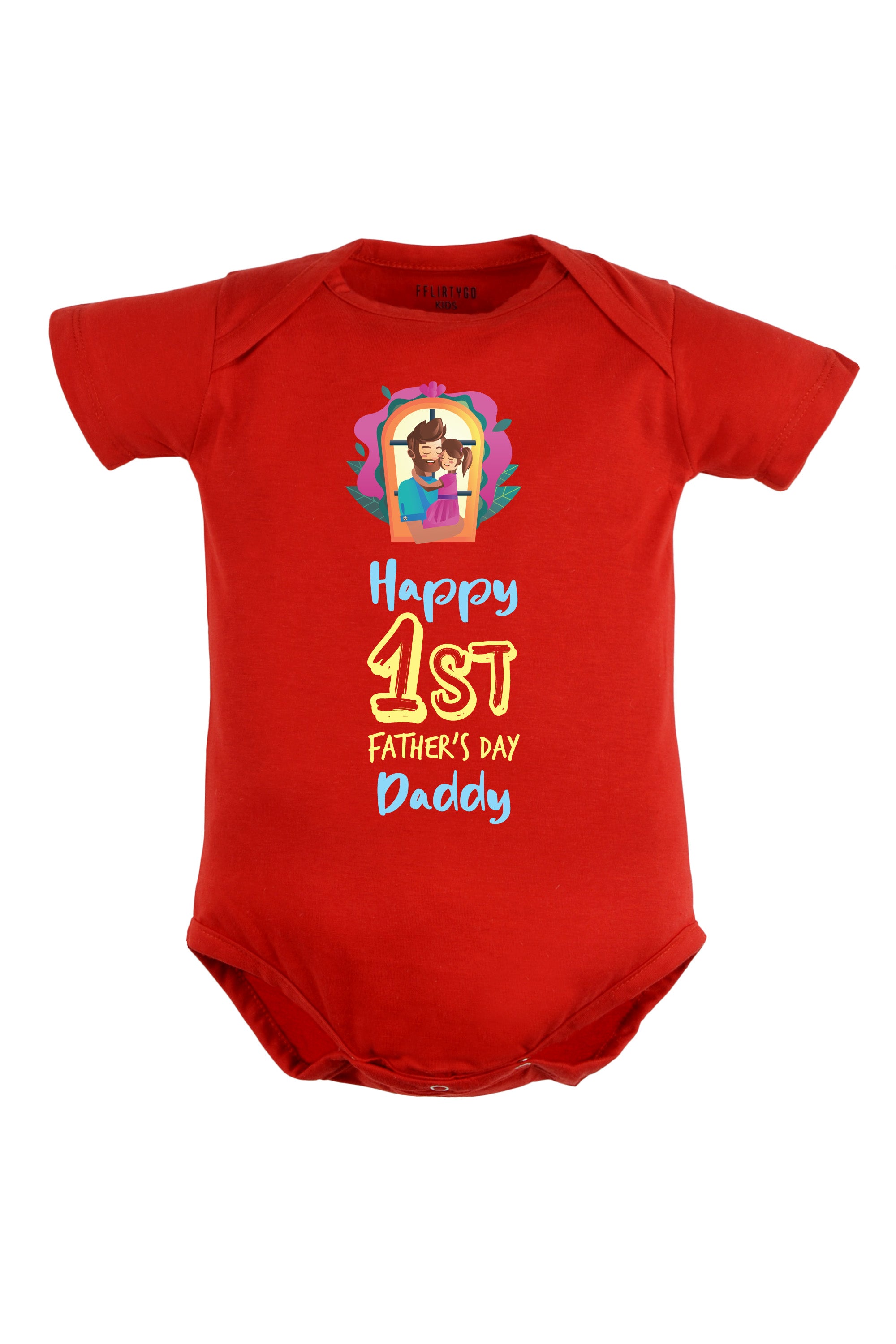 Happy 1st Father's Day Daddy Baby Romper | Onesies