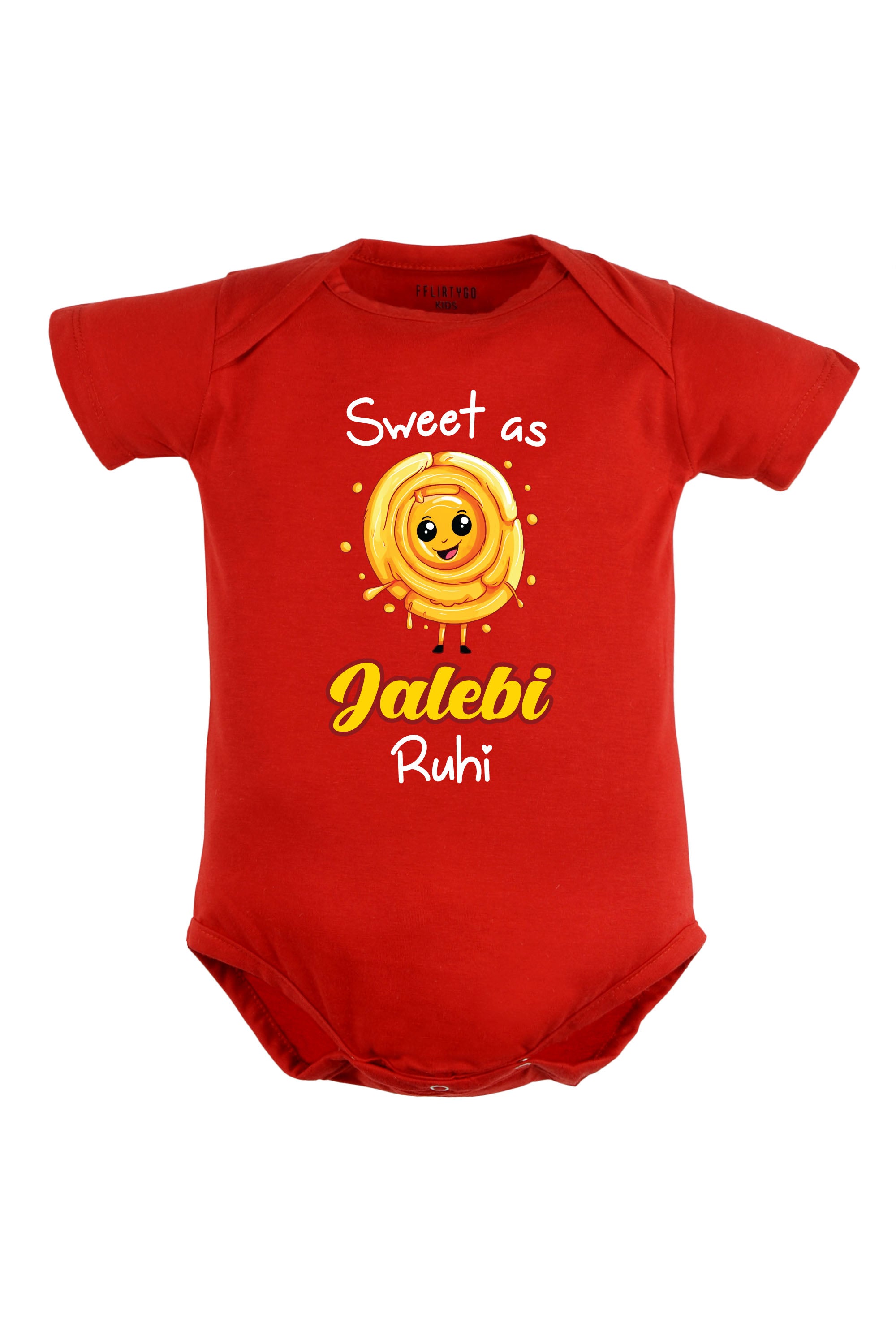 Sweet As Jalebi Baby Romper | Onesies w/ Custom Name