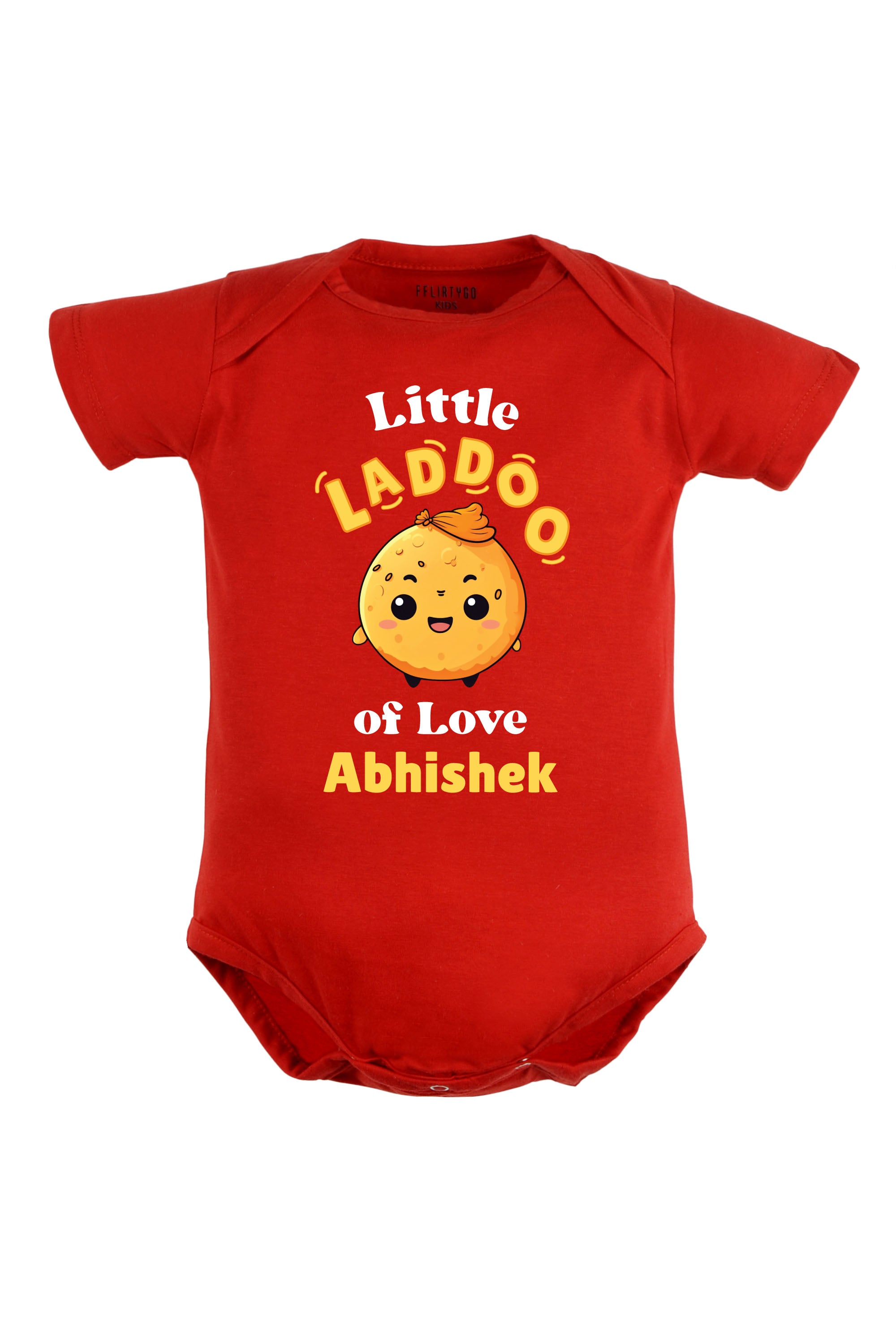 Little Laddoo Of Love Baby Romper | Onesies w/ Custom Name