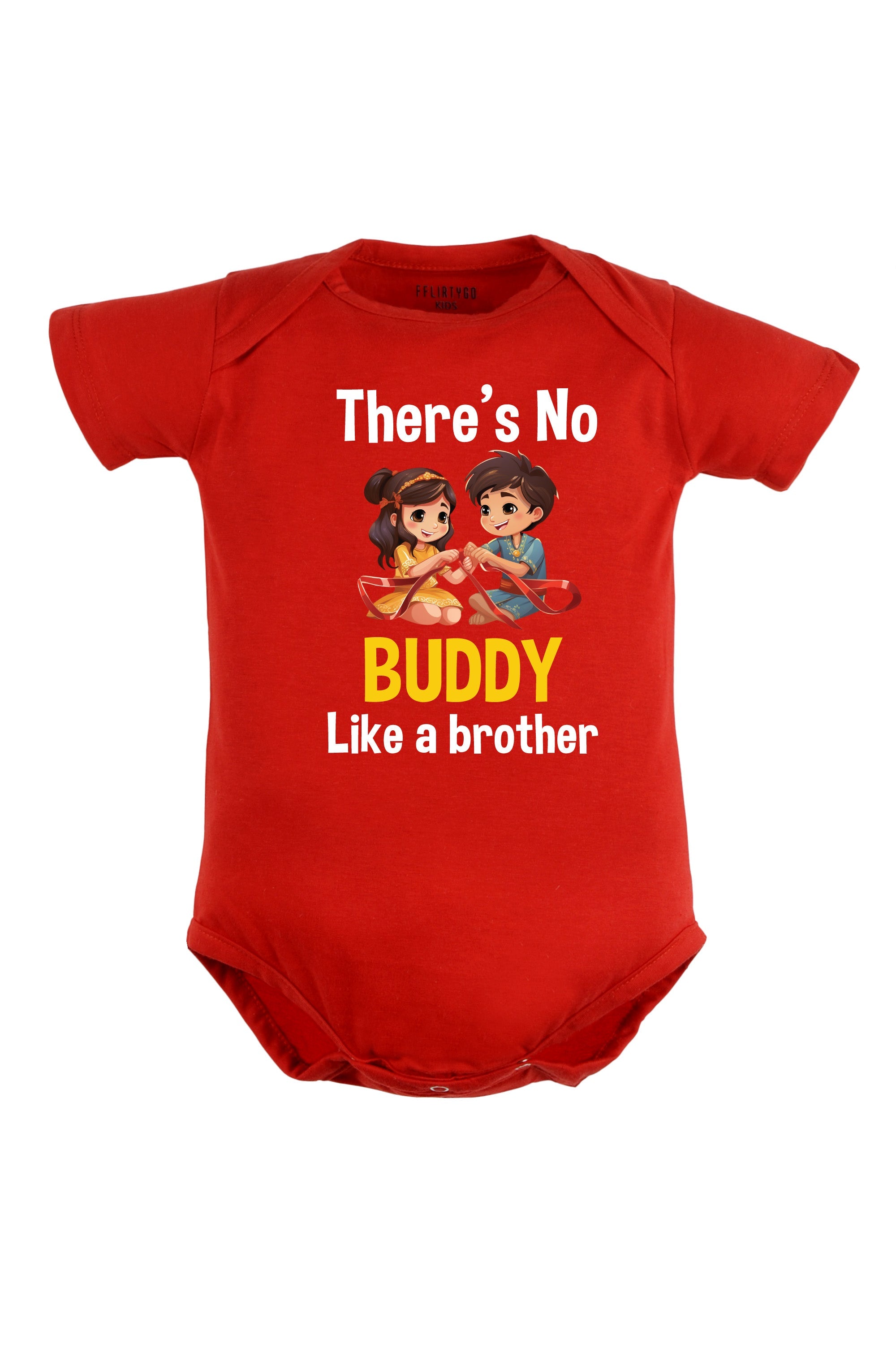 There's No Buddy Like a Brother Baby Romper | Onesies