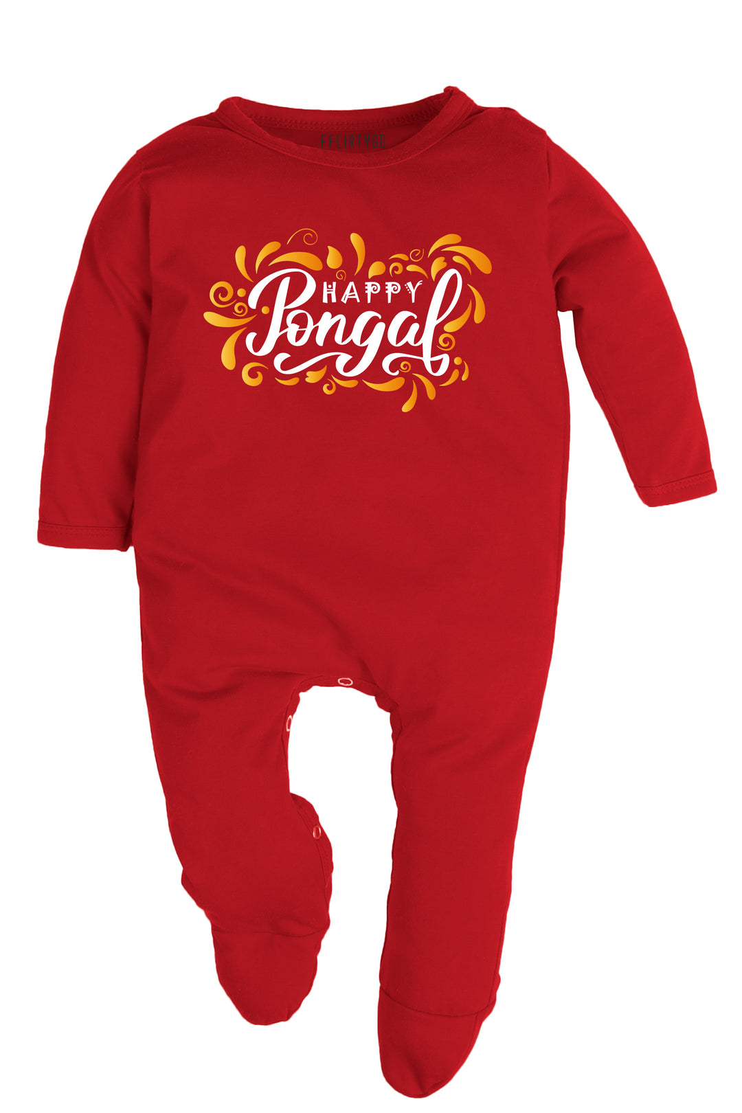 Happy Pongal Splash Baby Romper | Onesies