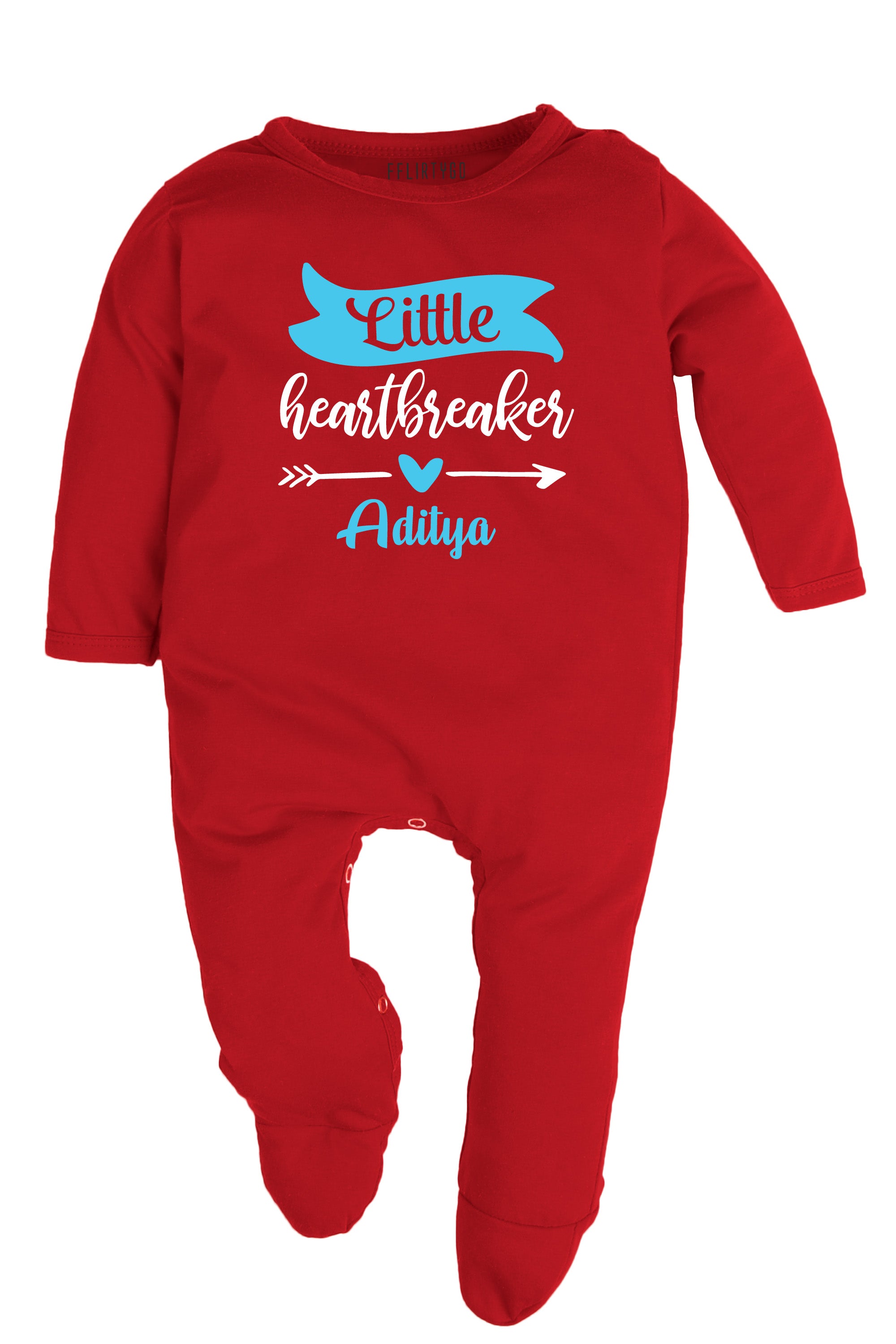 Little Heart Breaker Baby Romper | Onesies w/ Custom Name