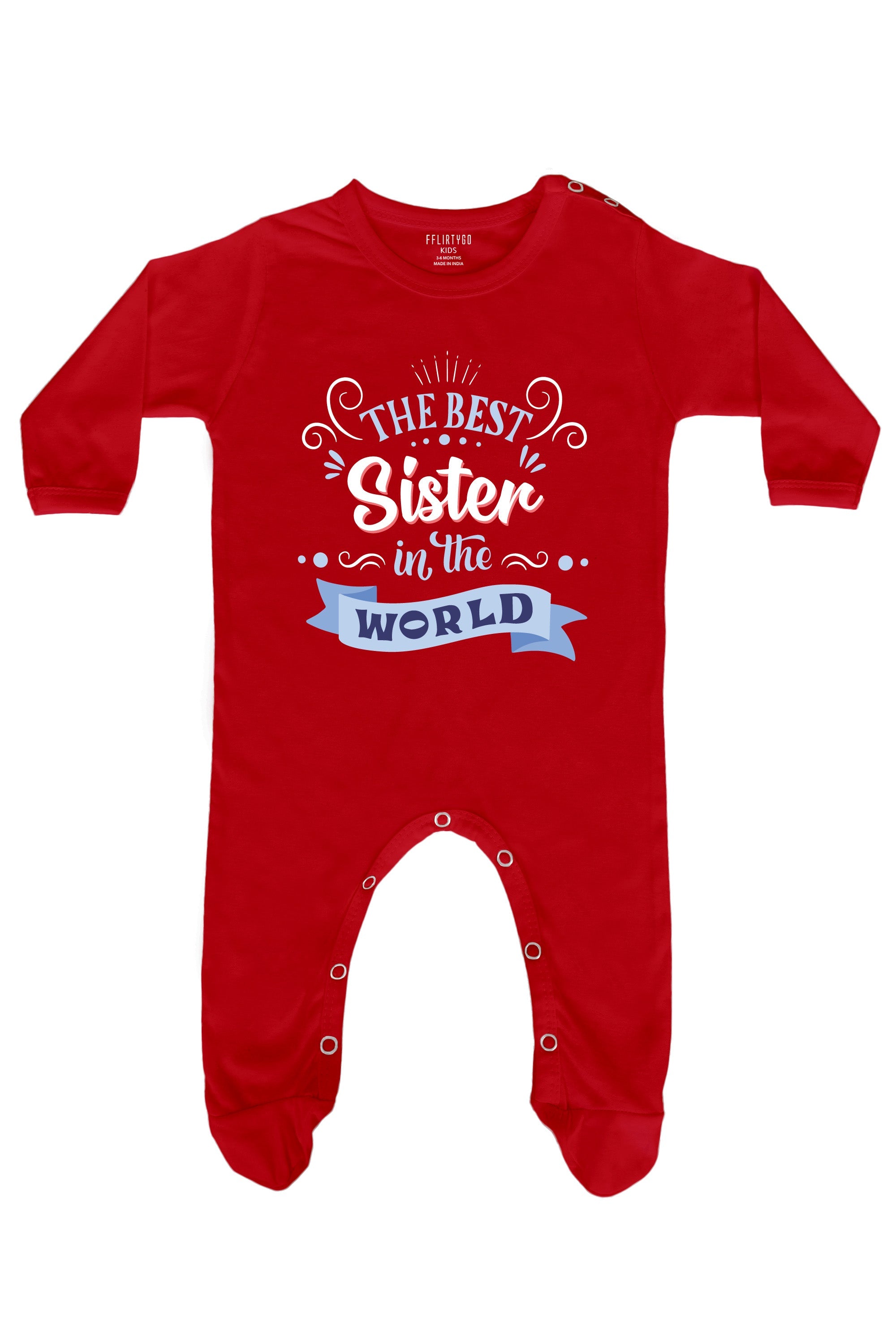 The Best Sister In The World Baby Romper | Onesies