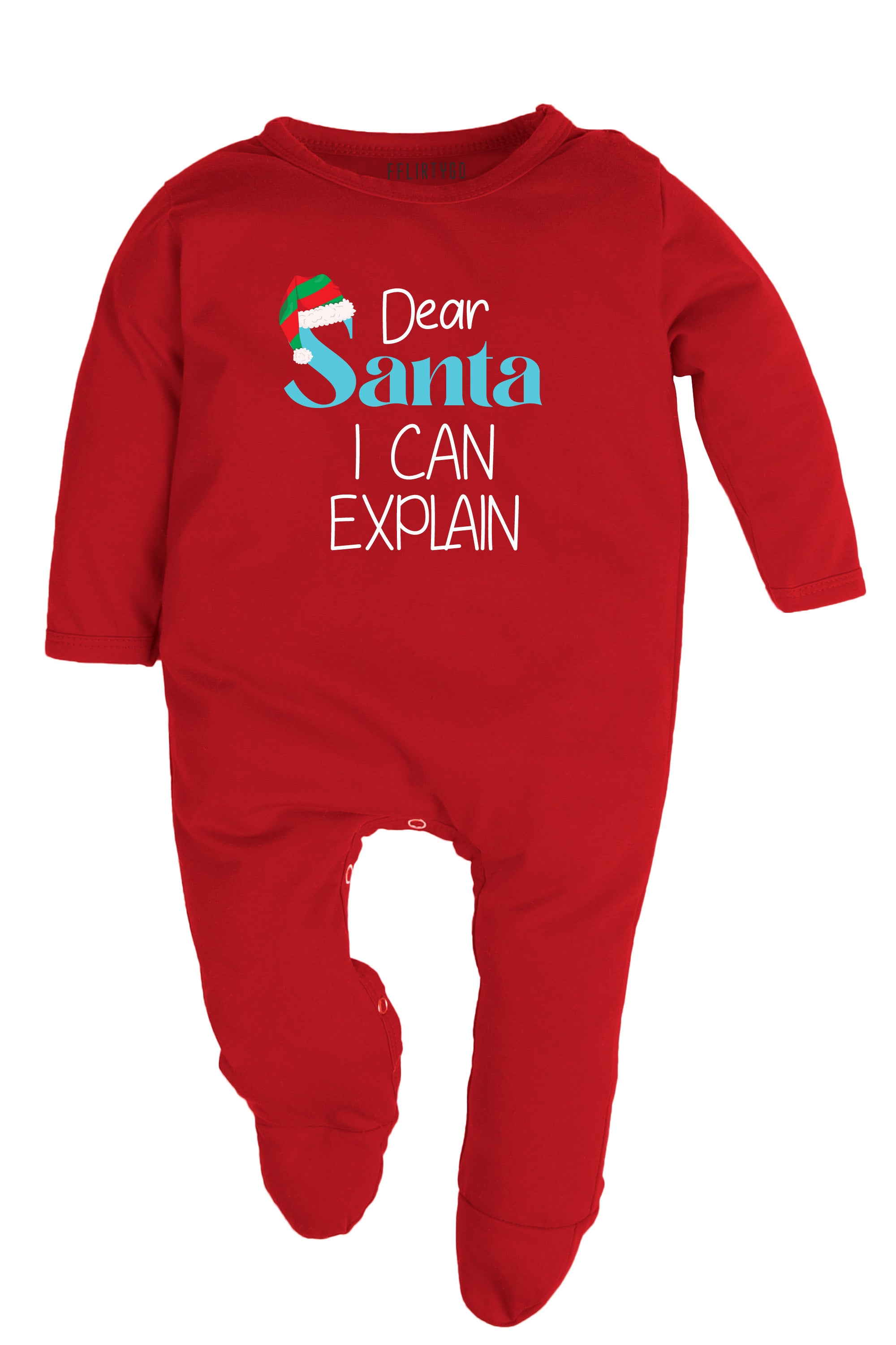 Dear Santa I Can Explain Baby Romper | Onesies