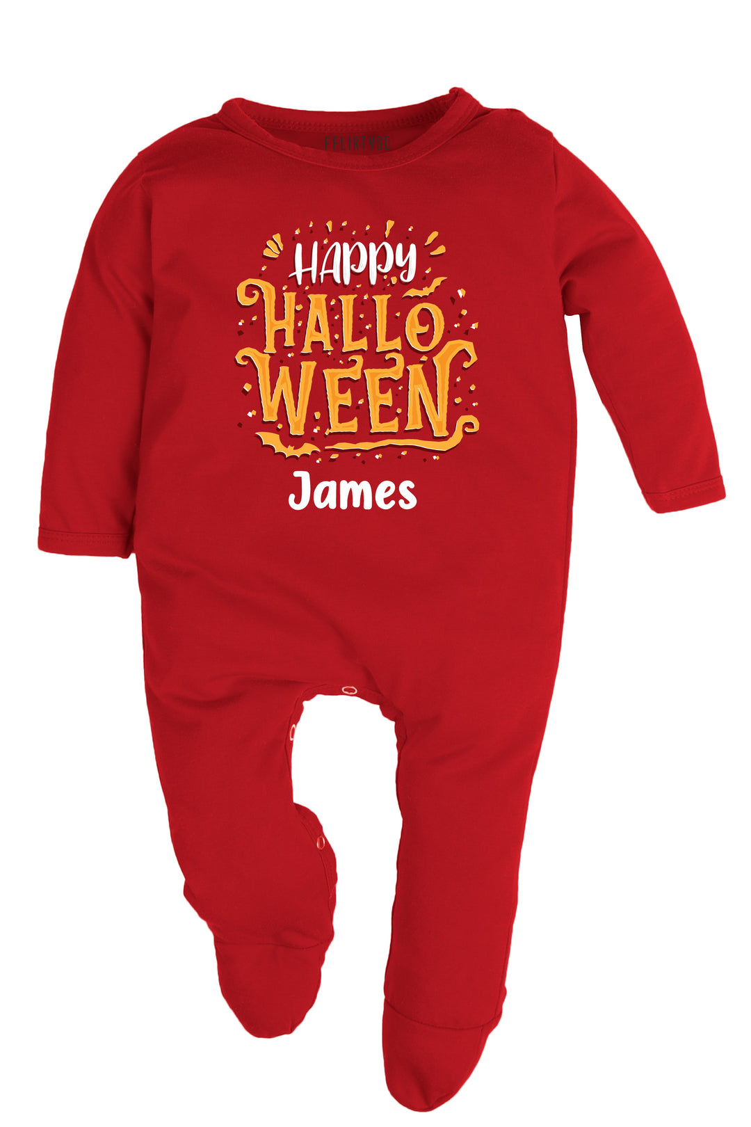 Happy Halloween Baby Romper | Onesies w/ Custom Name