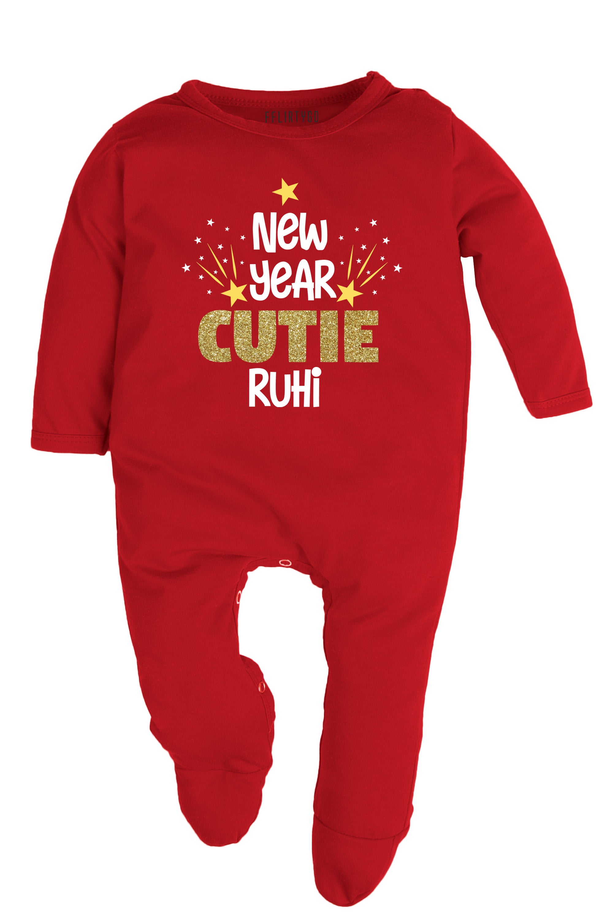 New Year Cutie Baby Romper | Onesies w/ Custom Name