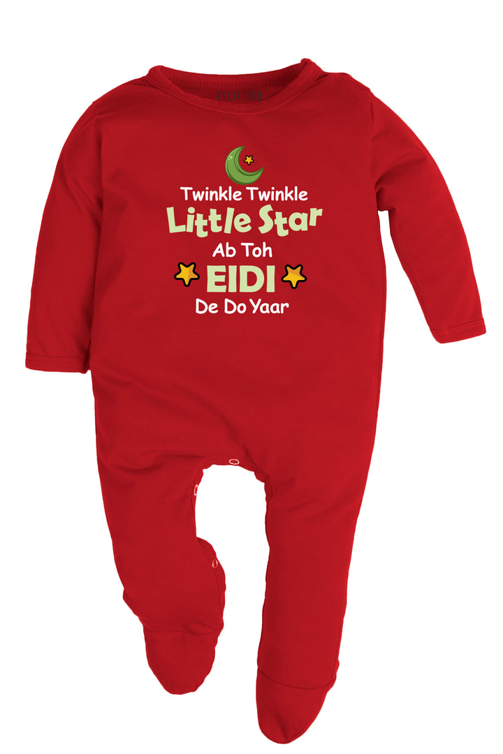 Twinkle Twinkle Little Star - Ab Toh Eidi De Do Yaar Baby Romper | Onesies