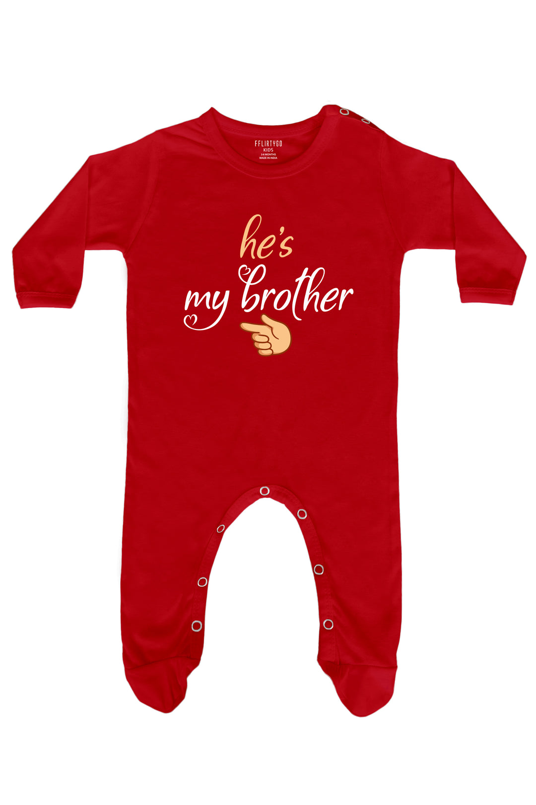 He Is My Brother Baby Romper | Onesies