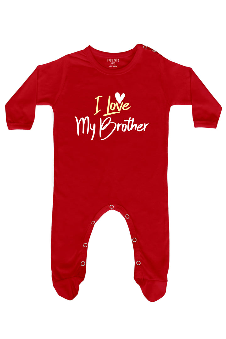 I Love My Brother Baby Romper | Onesies