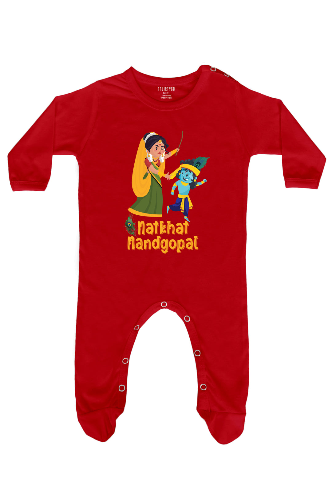 Natkhat Nandgopal Baby Romper | Onesies