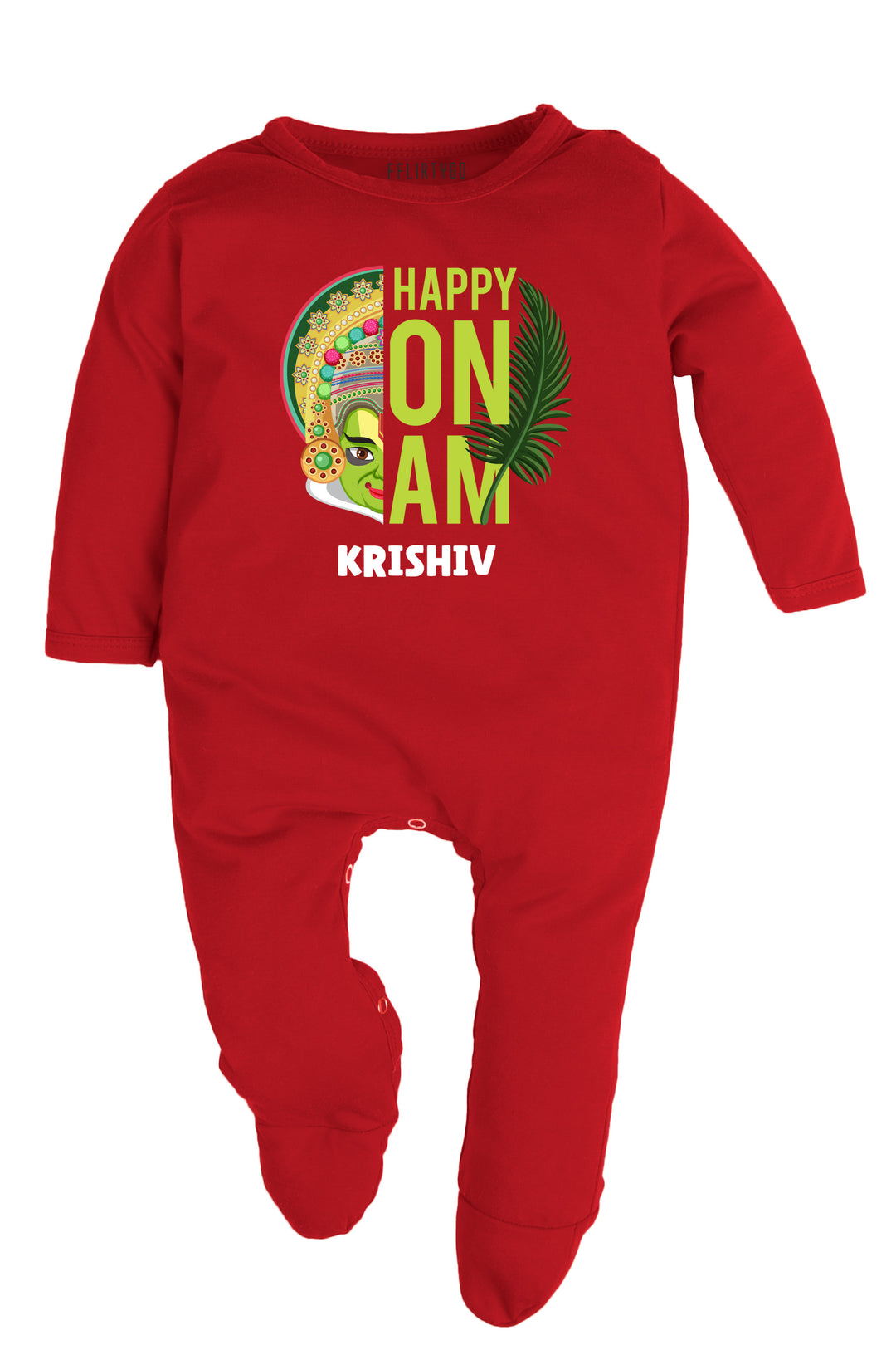 Happy Onam Baby Romper | Onesies w/ Custom Name