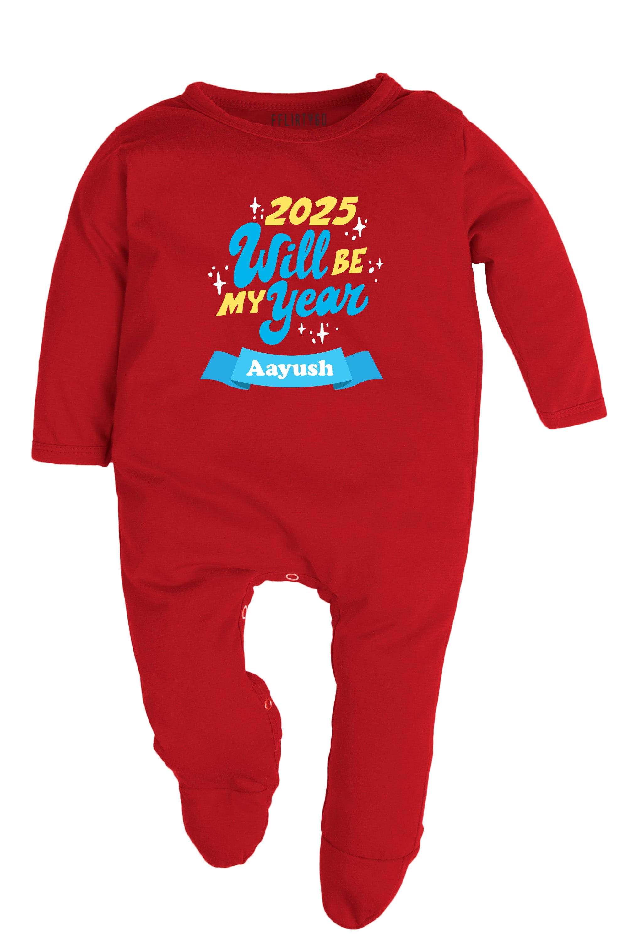 2025 Will Be My Year Baby Romper | Onesies w/ Custom Name