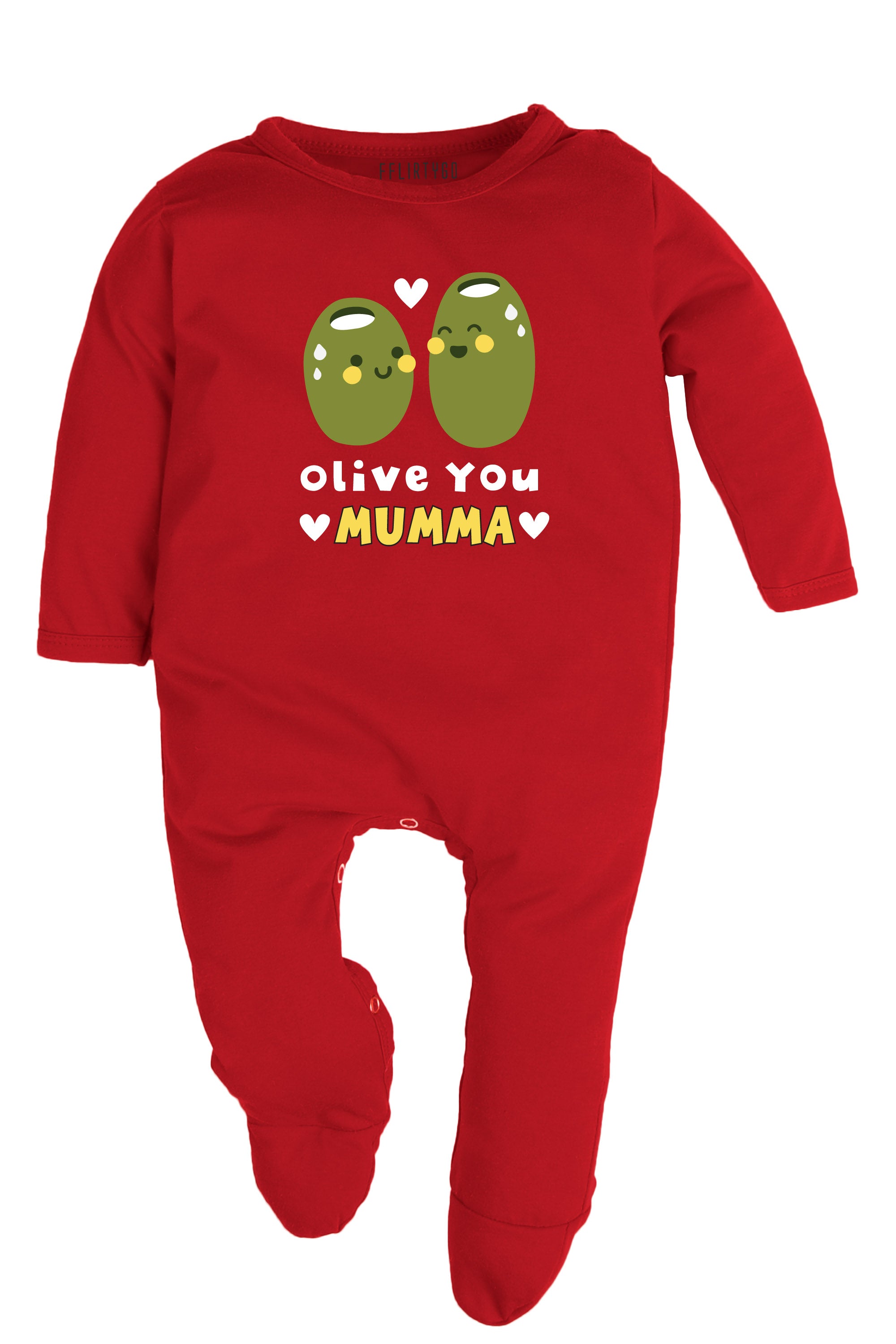 Olive You Mumma Baby Romper | Onesies