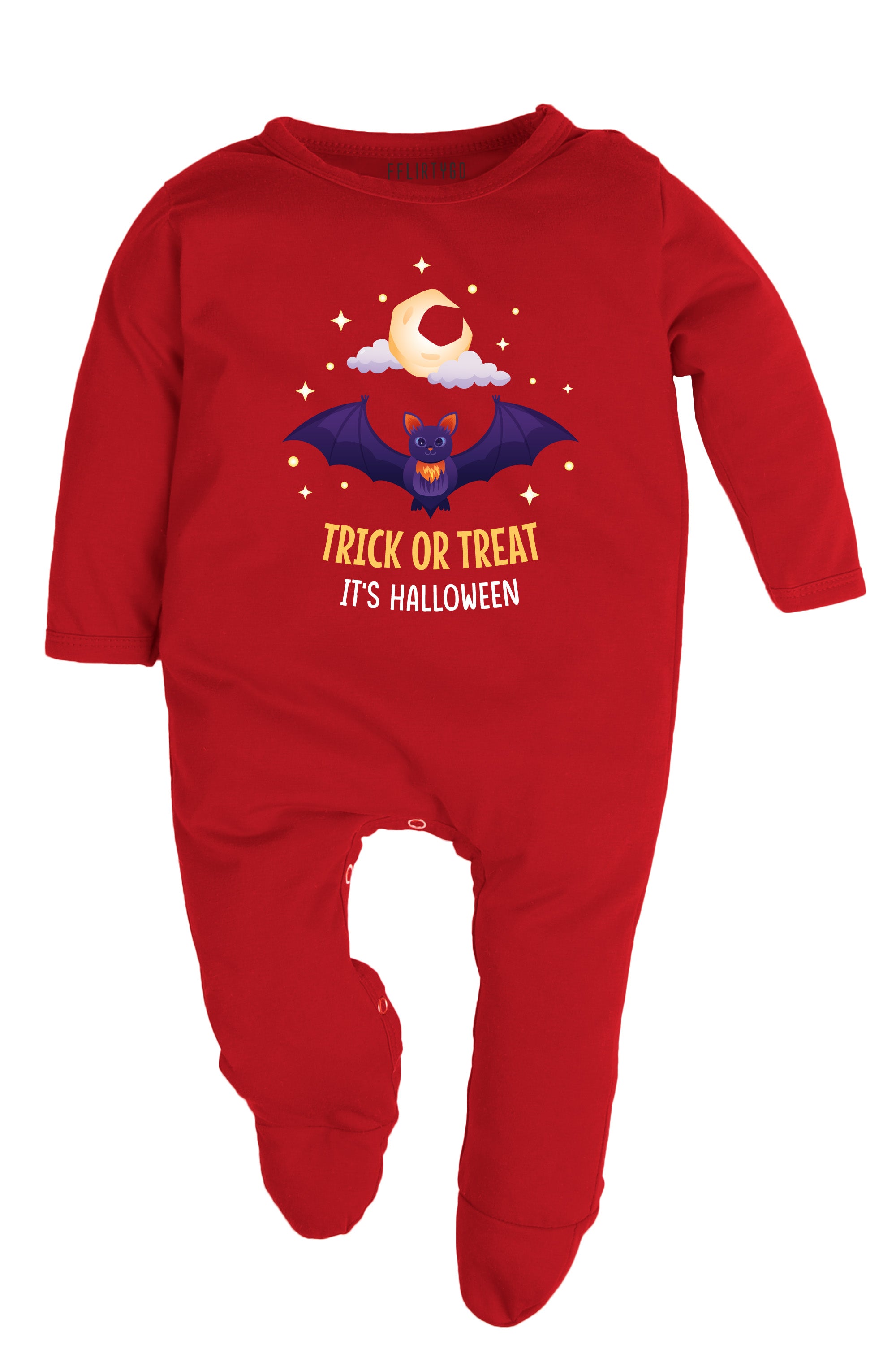 Trick Or Treat It's Halloween Baby Romper | Onesies