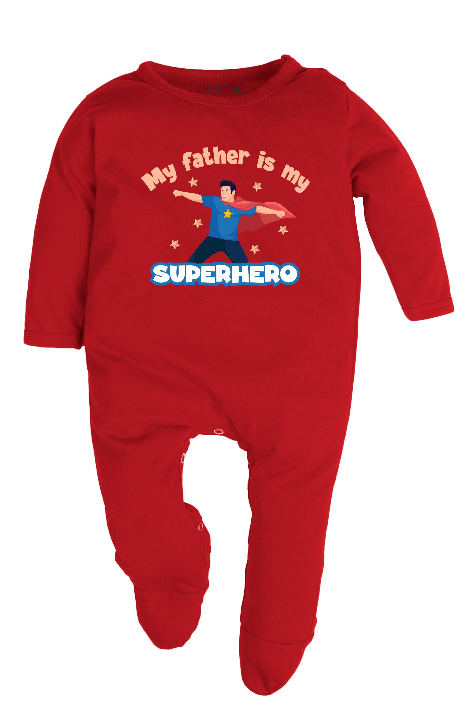 My Father Is My Superhero Baby Romper | Onesies