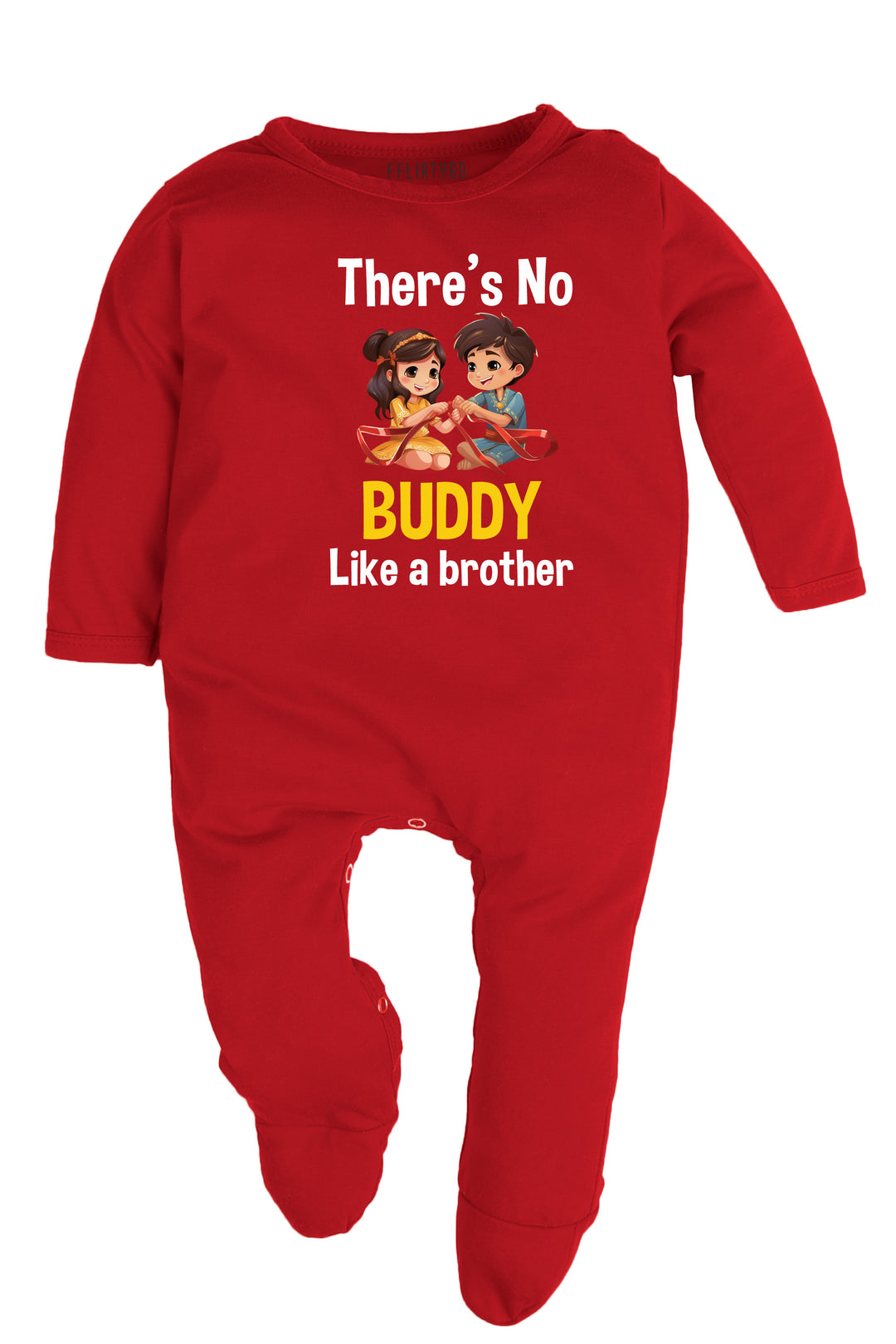 There's No Buddy Like a Brother Baby Romper | Onesies