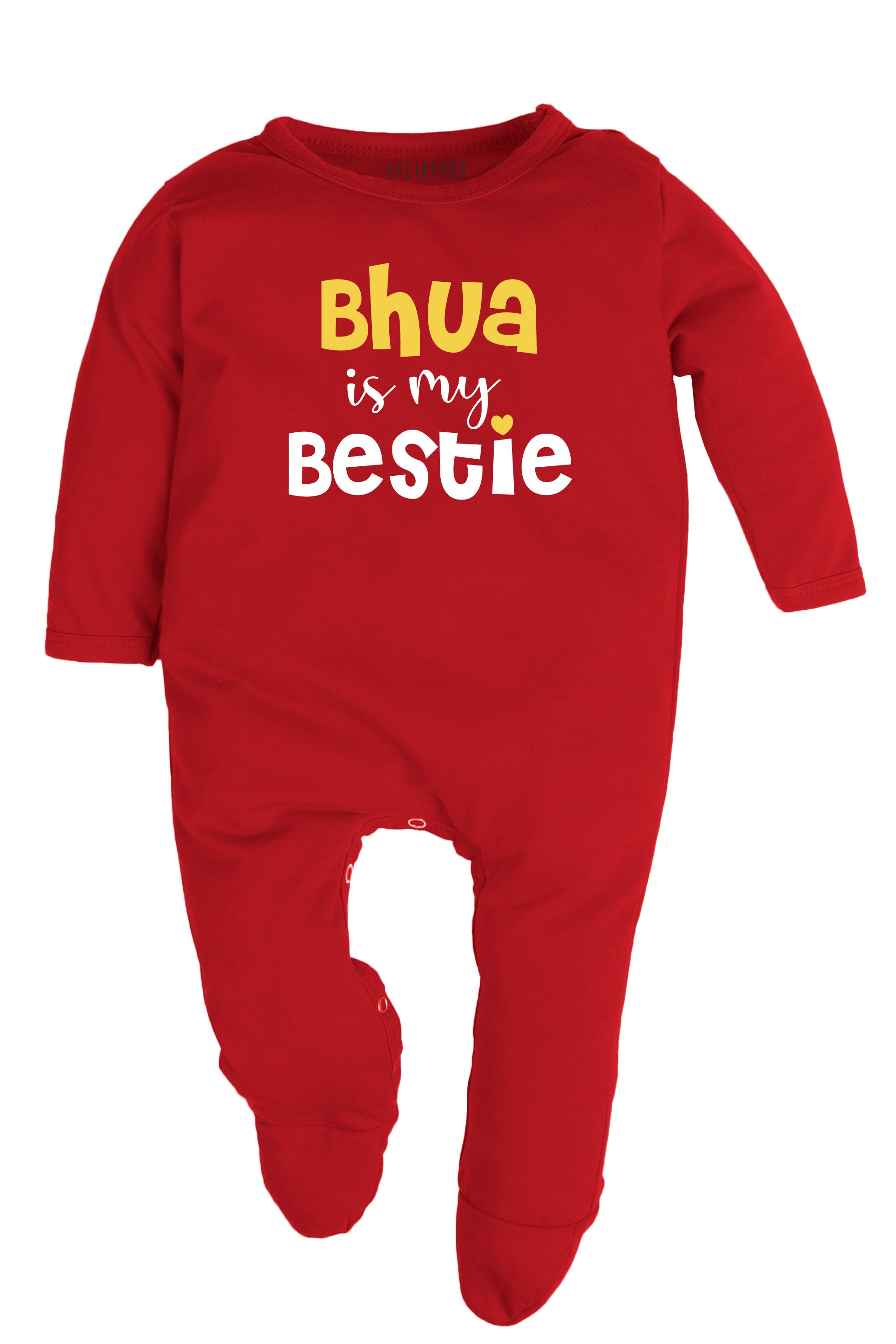 Bhua Is My Bestie Baby Romper | Onesies