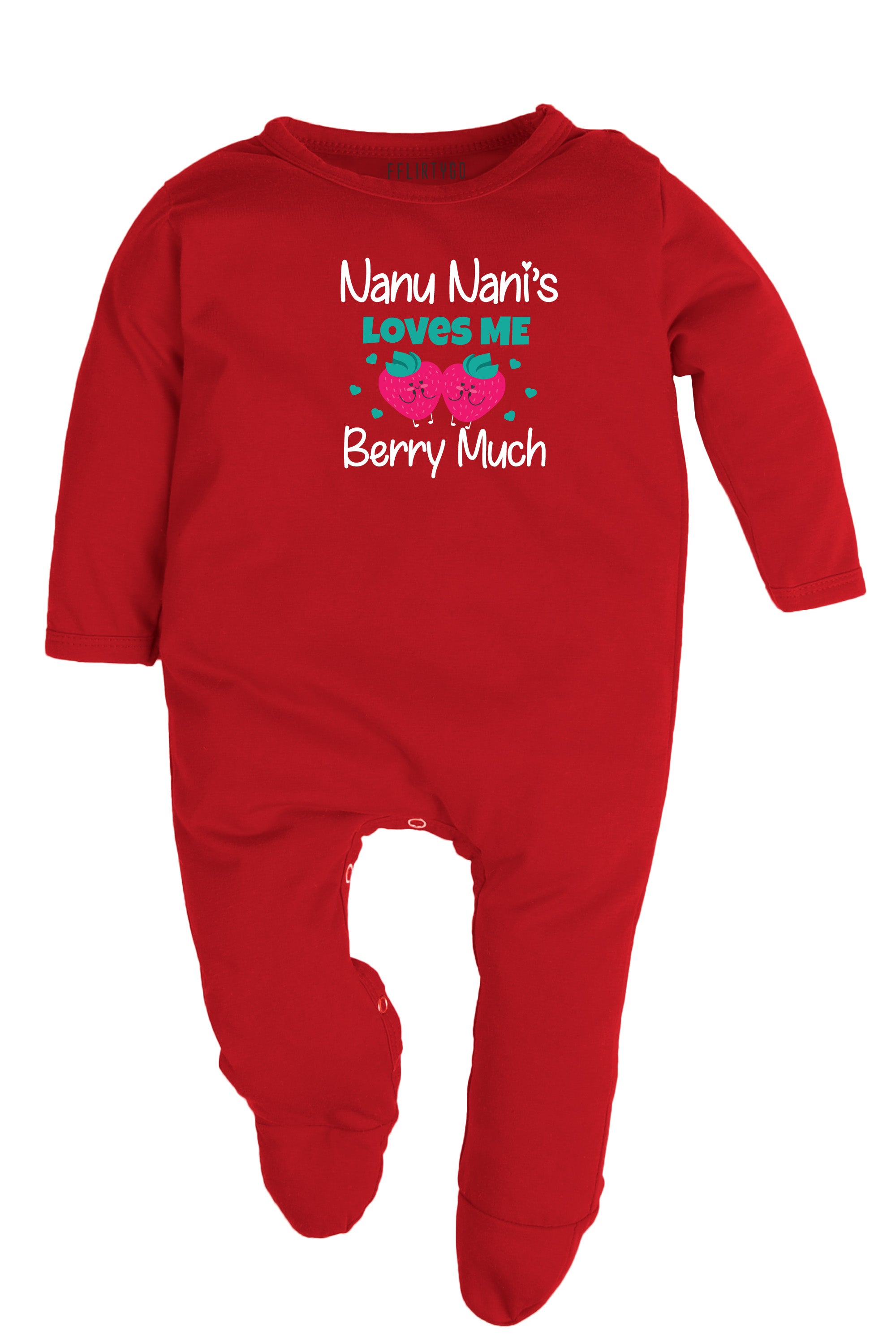 Nanu Nani Love Me Berry Much Baby Romper | Onesies