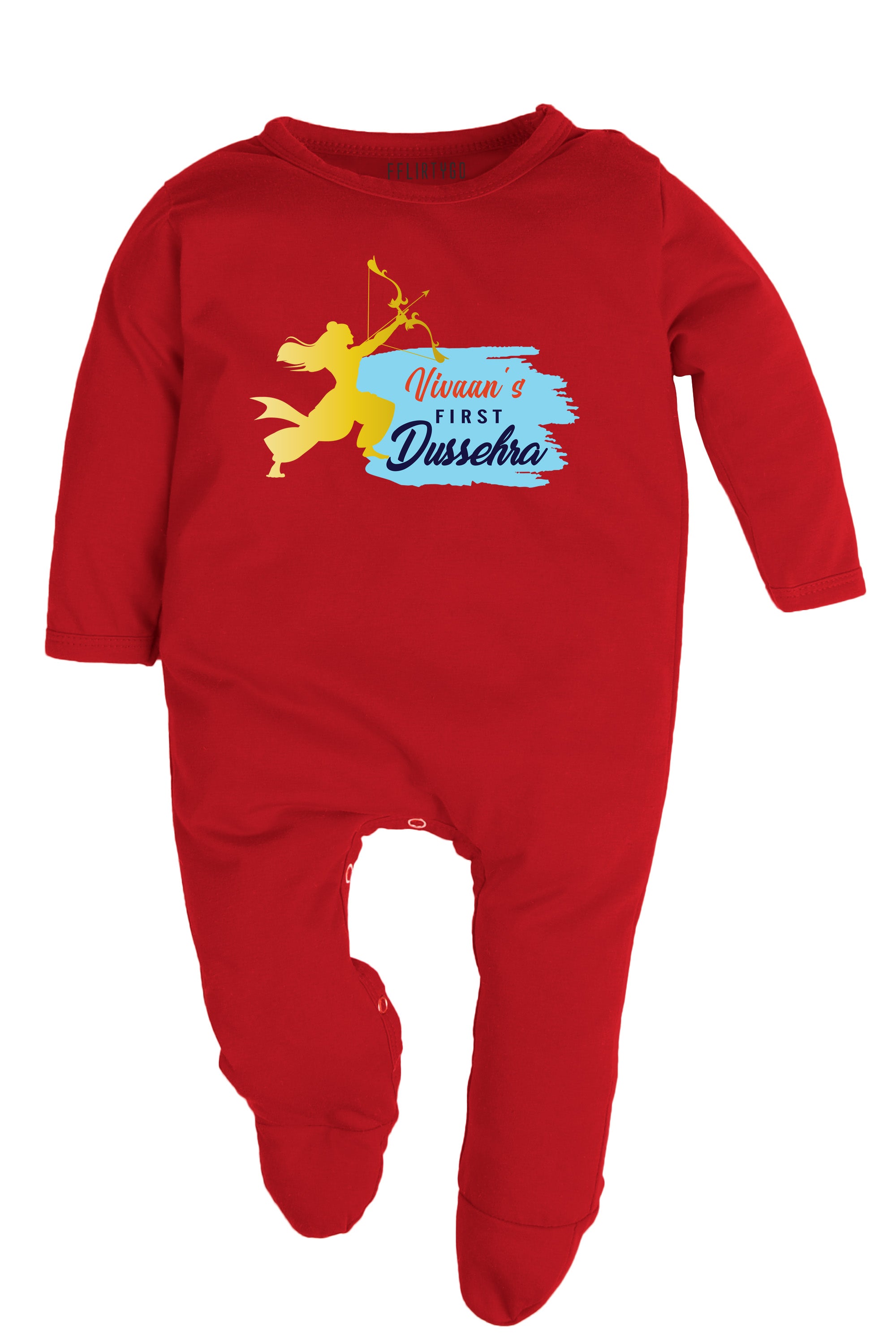 My First Dussehra Baby Romper | Onesies w/ Custom Name