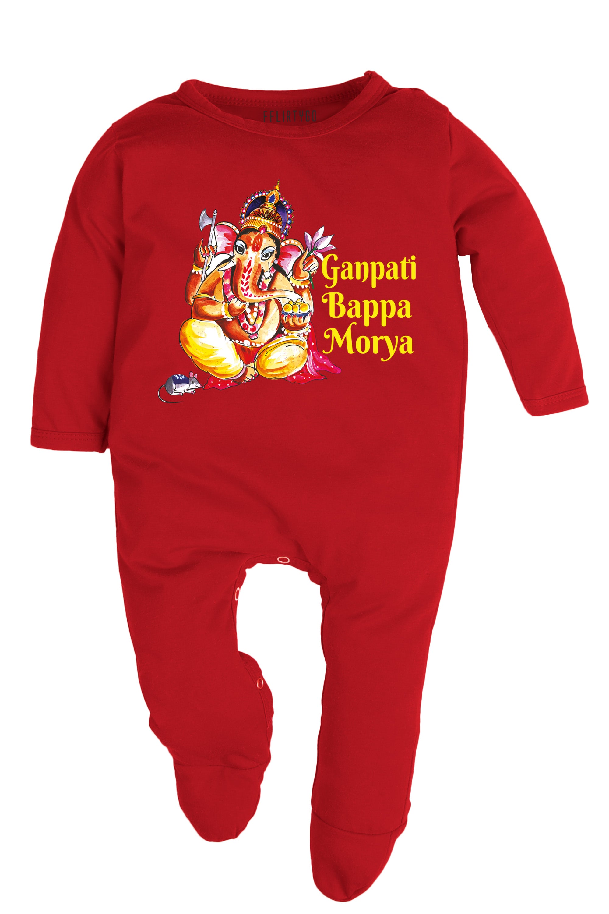 Ganpati Bappa Morya Baby Romper | Onesies