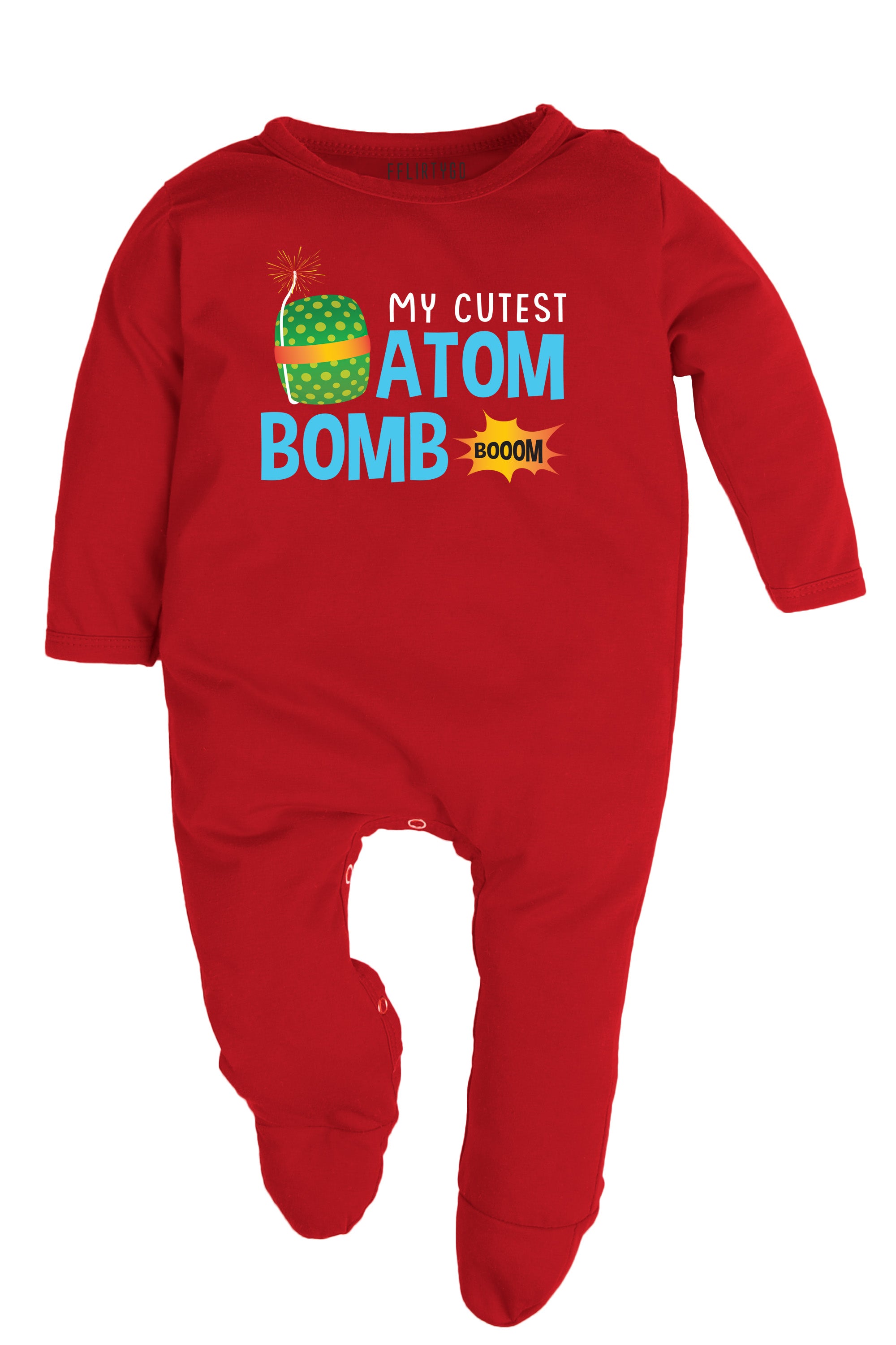 My Cutest Atom Bomb Baby Romper | Onesies