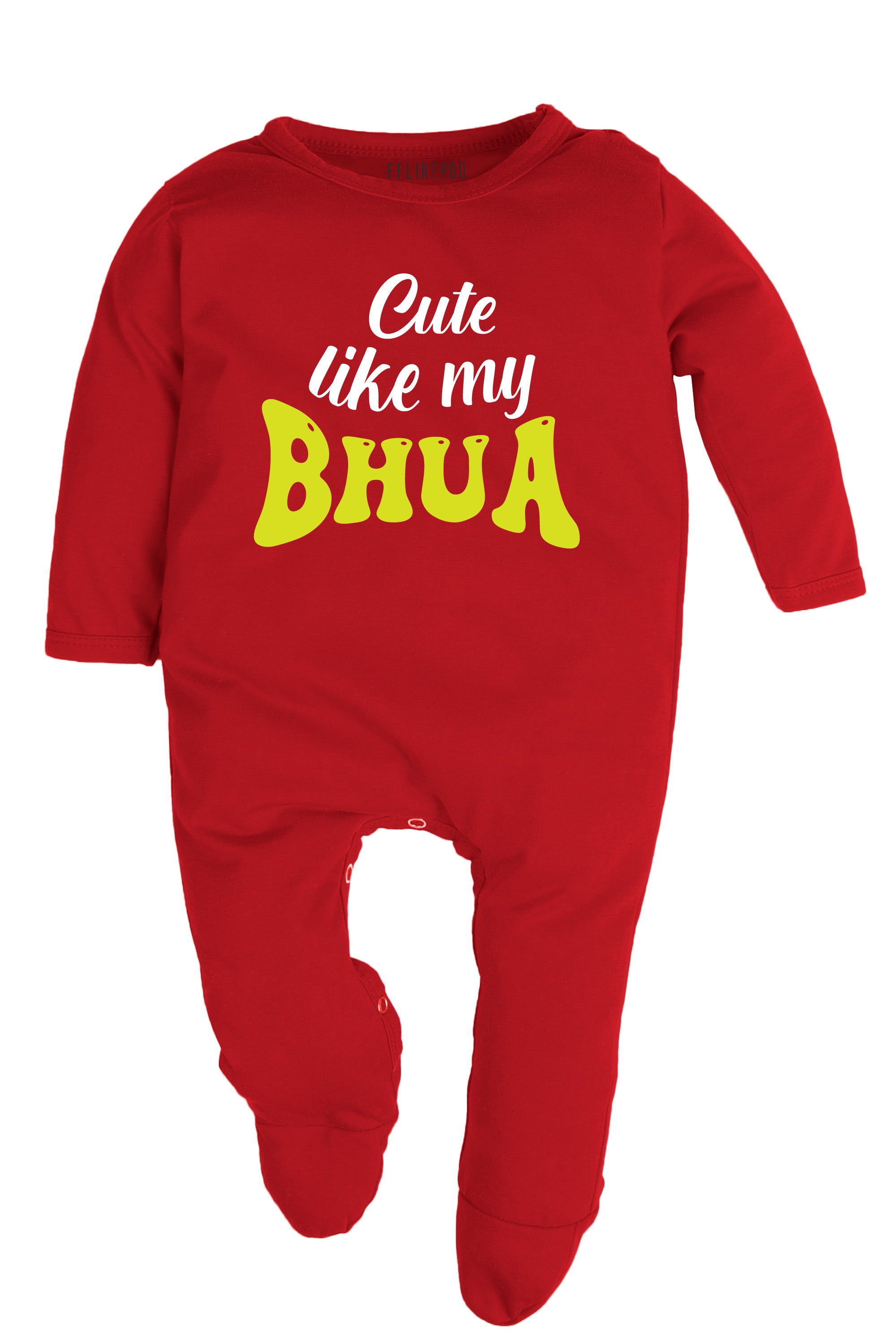 Cute like my Bhua Baby Romper | Onesies