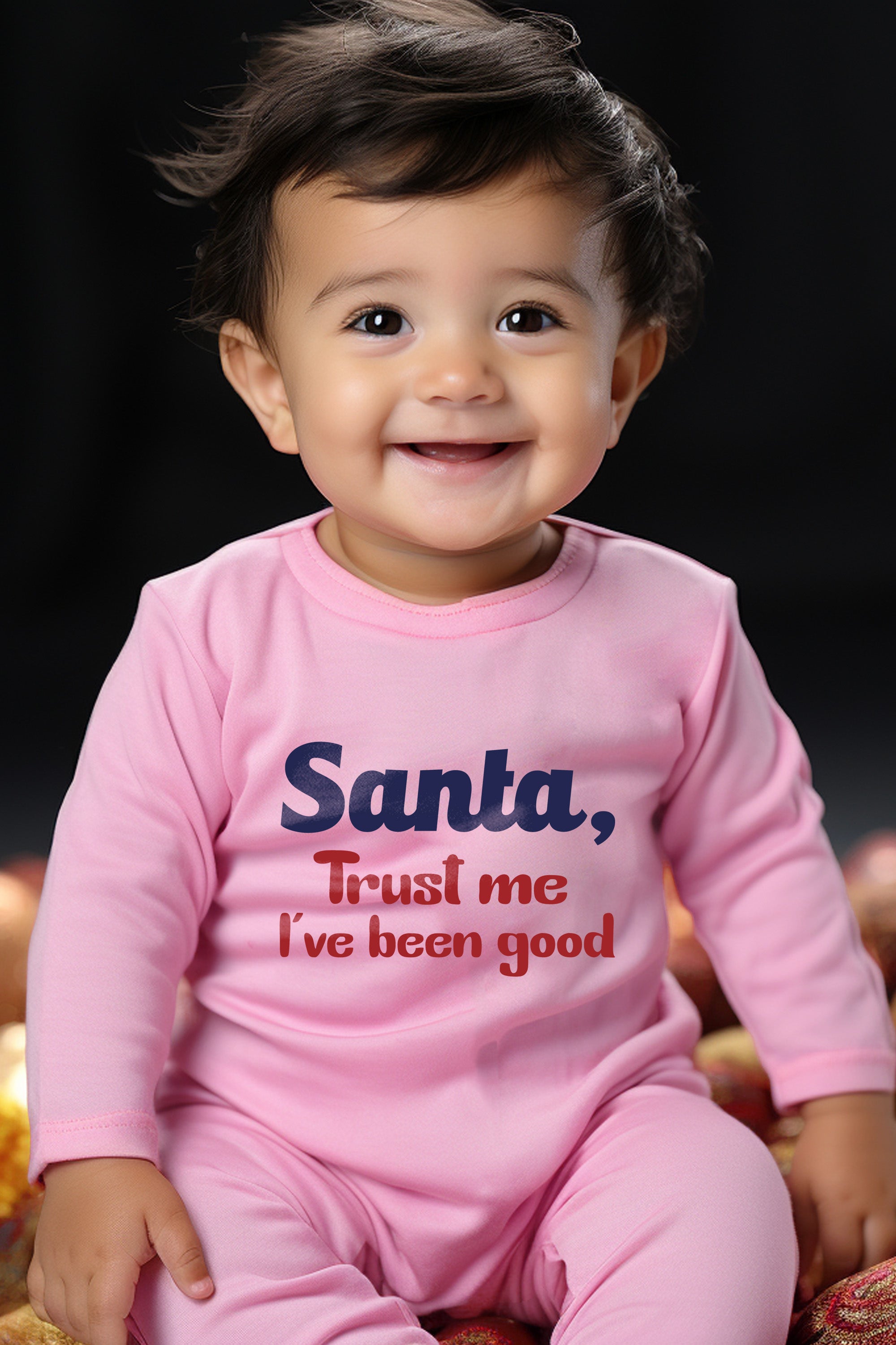 Santa trust me Baby Romper | Onesies