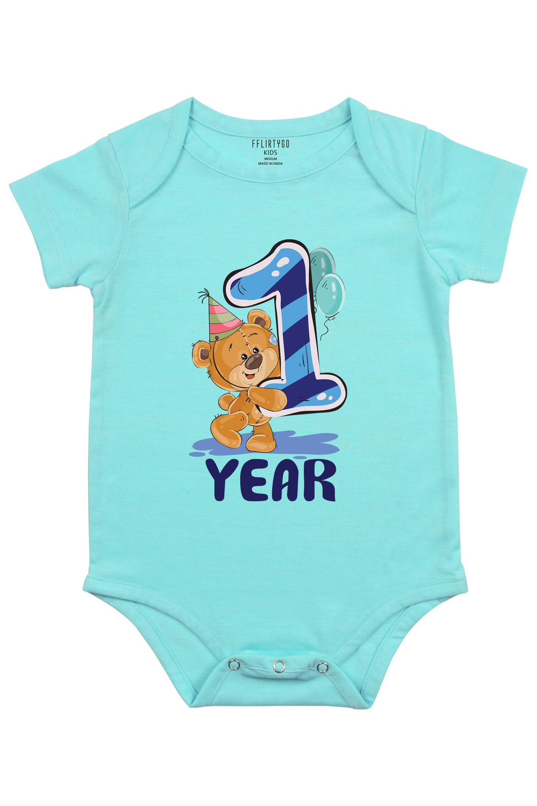 Happy One Year Milestone Baby Romper | Onesies w/ Custom Name