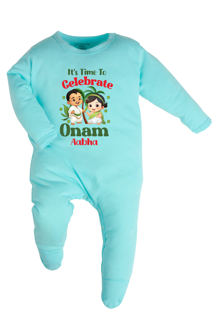 It's Time To Celebrate Onam Baby Romper | Onesies w/ Custom Name