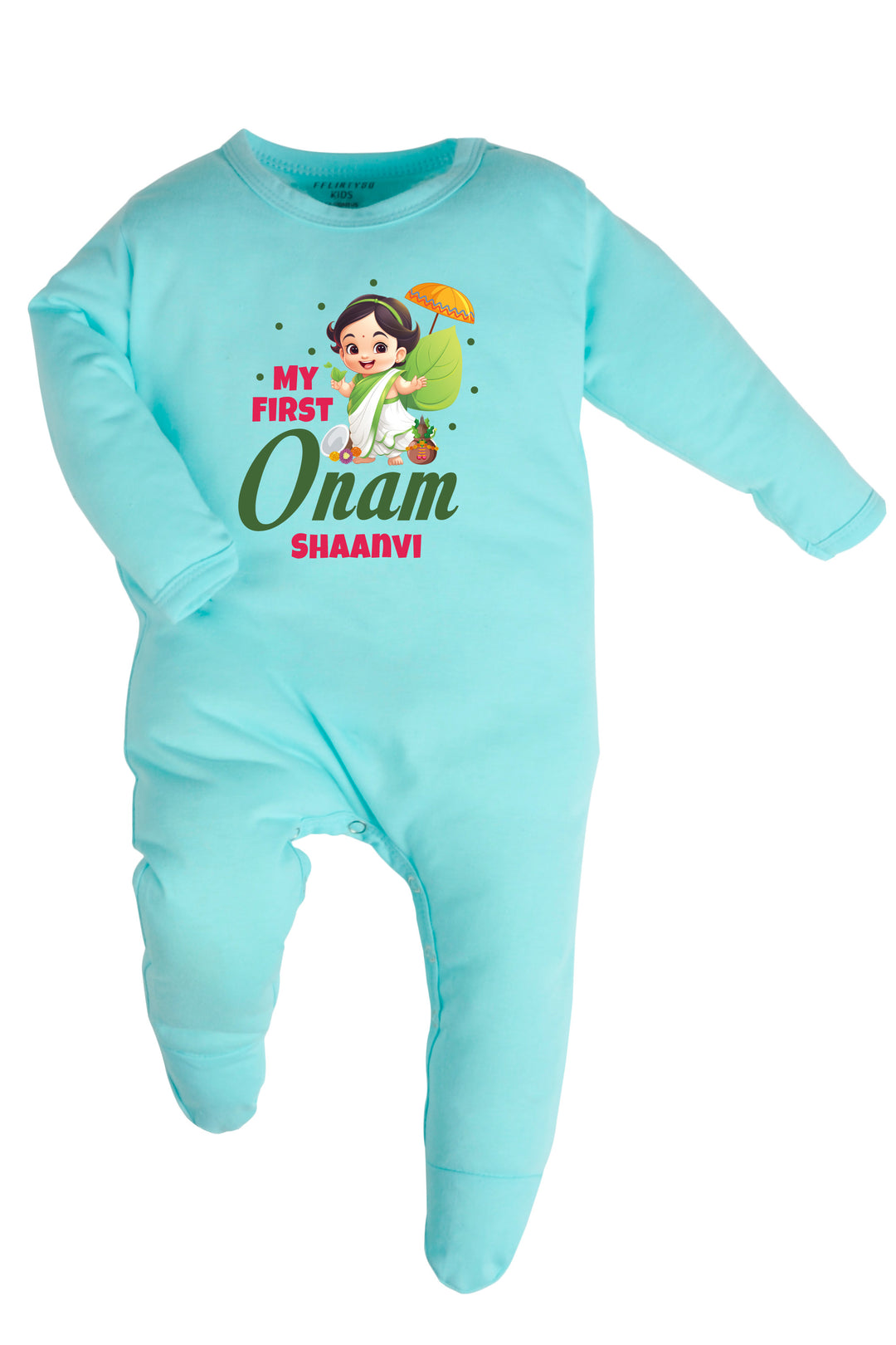 My First Onam Baby Romper | Onesies w/ Custom Name