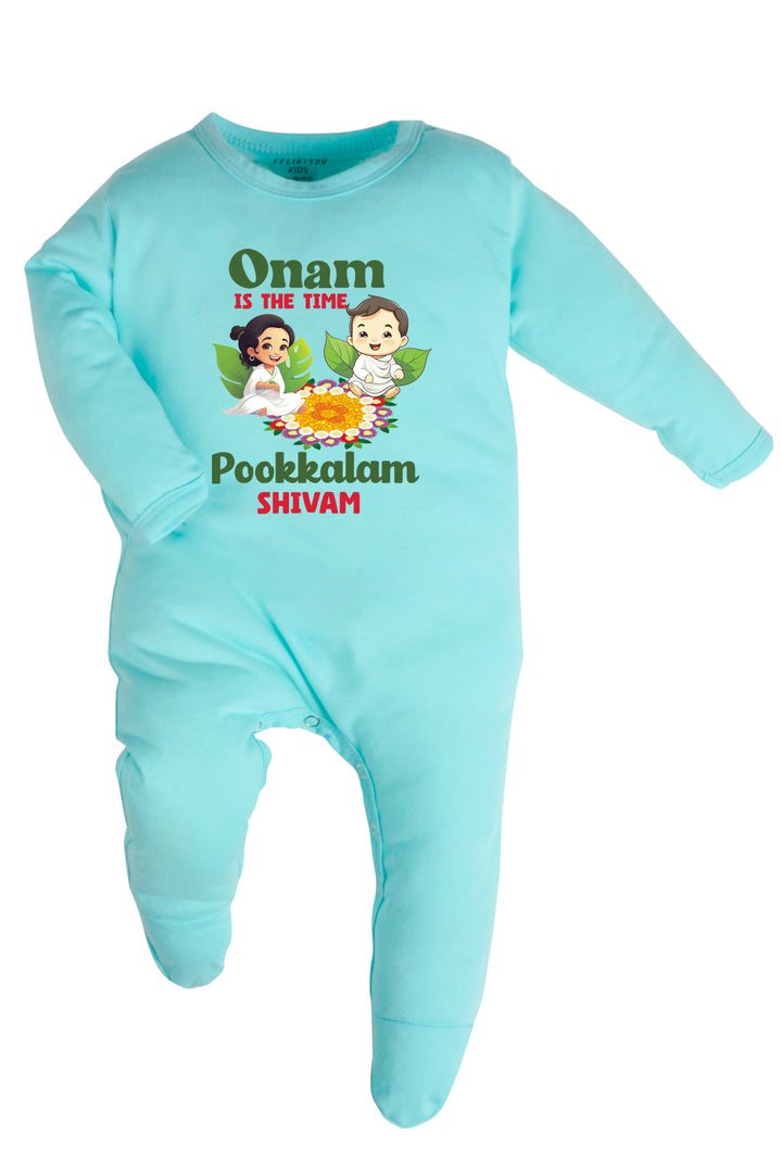 Onam Is The Time Pookkalam Baby Romper | Onesies w/ Custom Name