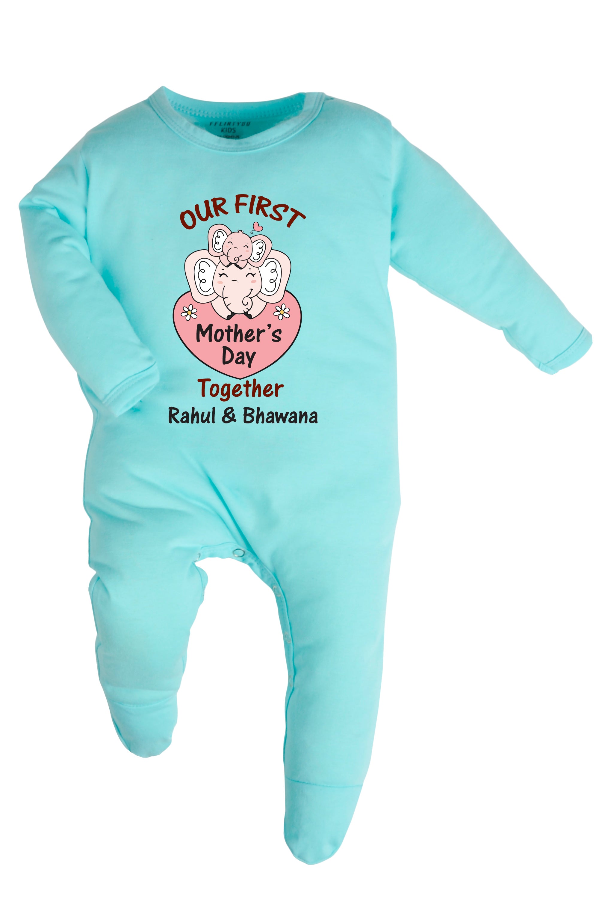 Our First Mother's Day Together Baby Romper | Onesies w/ Custom Name