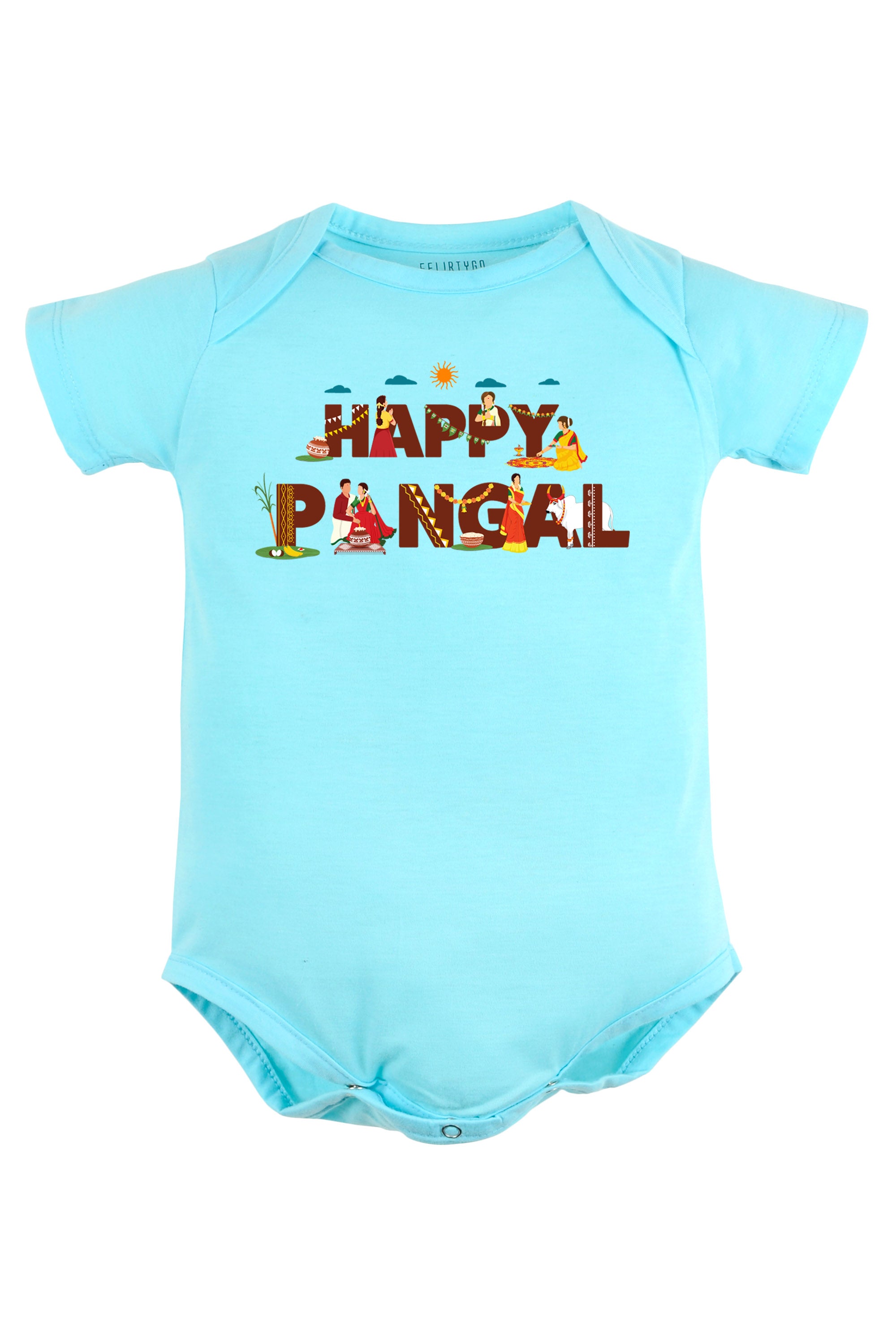 Happy pongal Rituals Baby Romper | Onesies