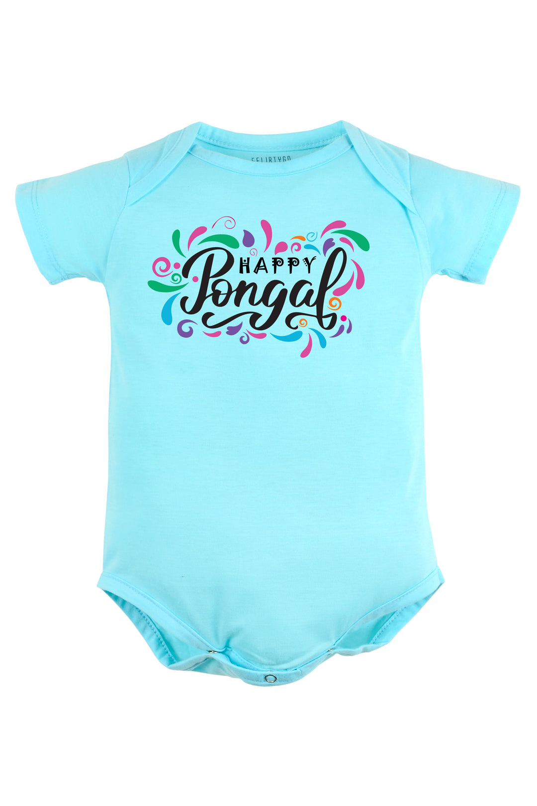 Happy Pongal Splash Baby Romper | Onesies