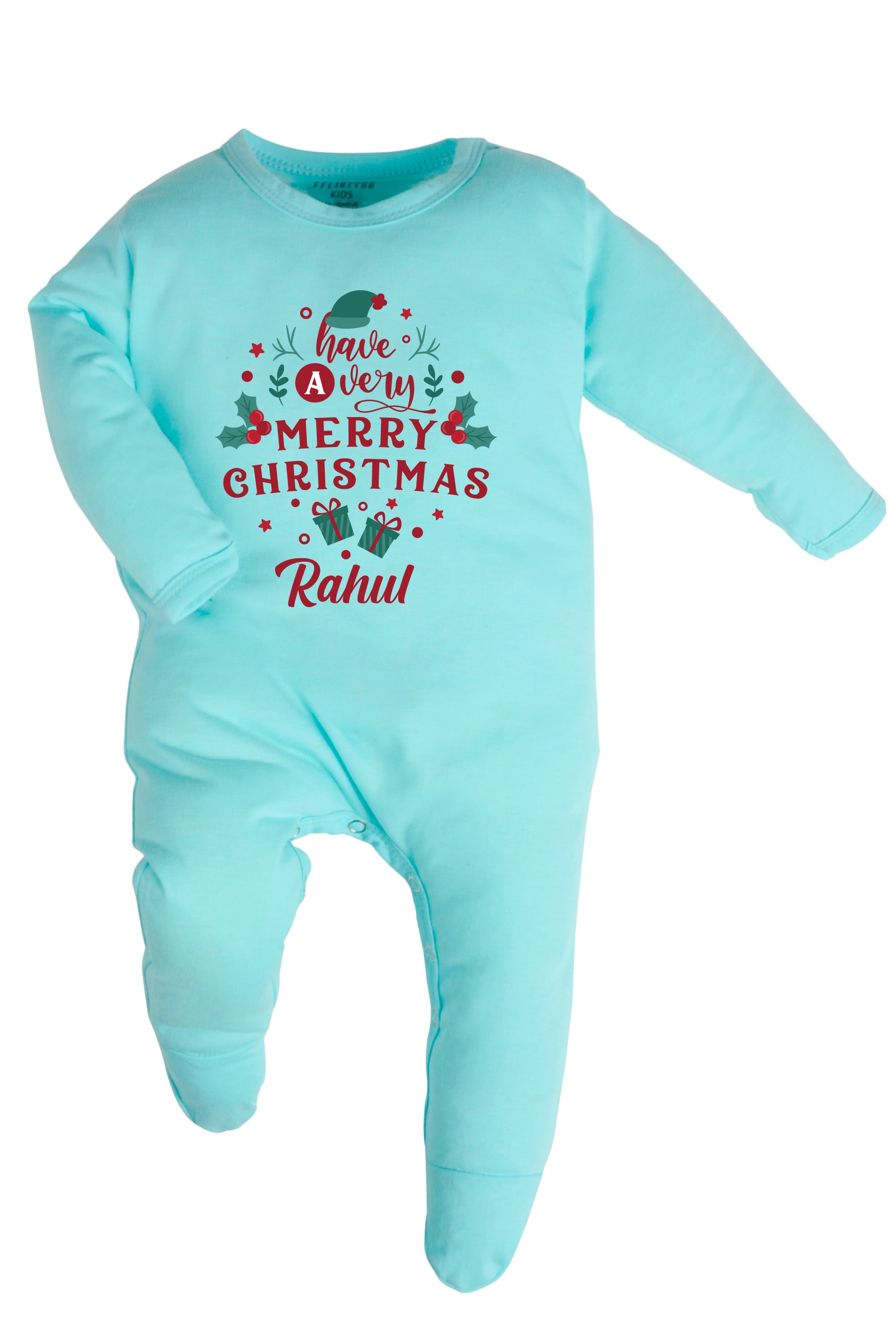 Have A Very Merry Christmas Baby Romper | Onesies w/ Custom Name