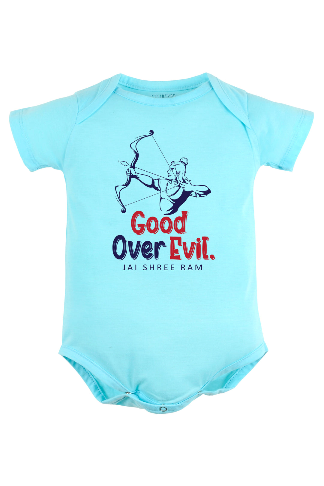 Good Over Evil Jai Shree Ram Baby Romper | Onesies