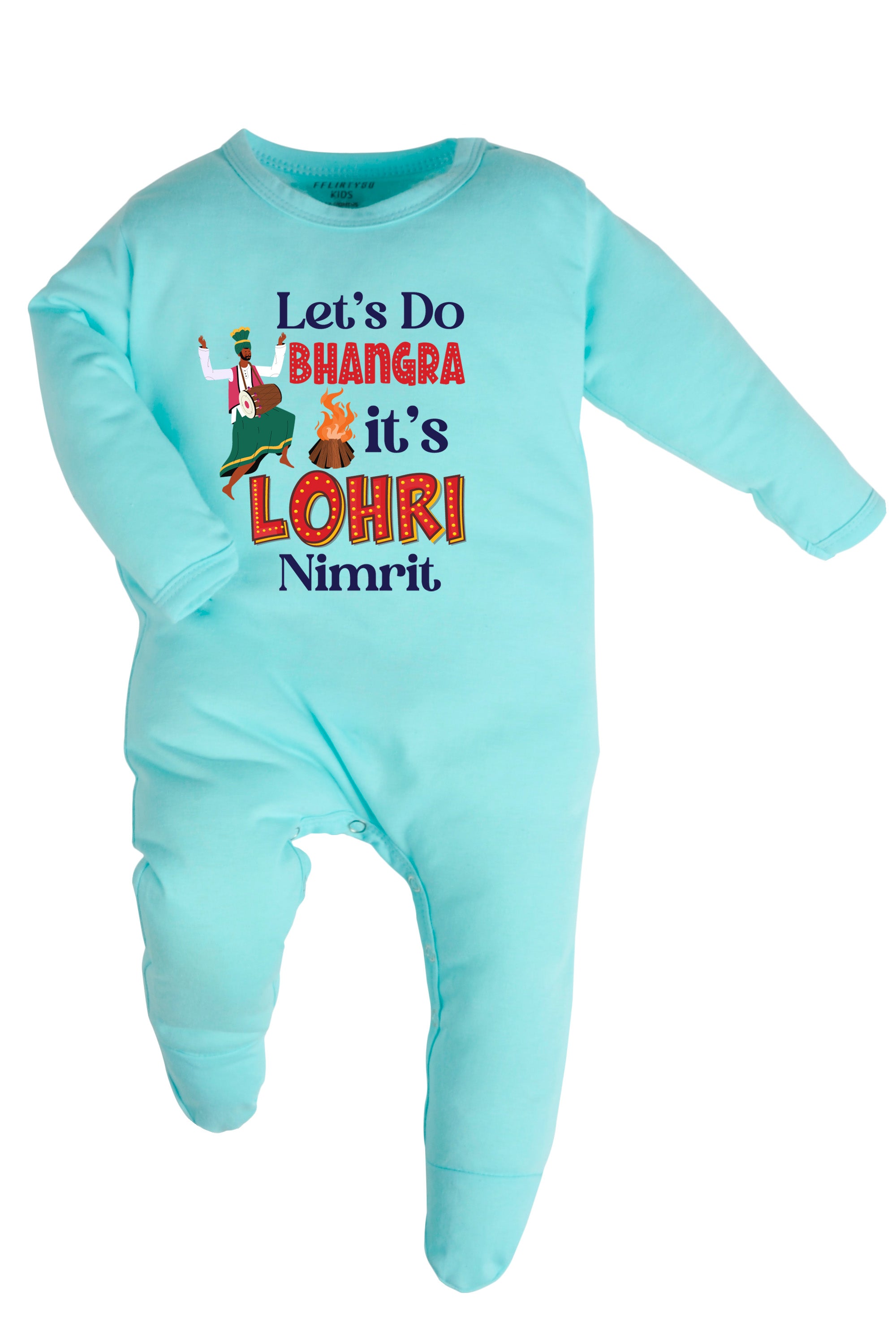 Let's Do Bhangra It's Lohri Baby Romper | Onesies w/ Custom Name