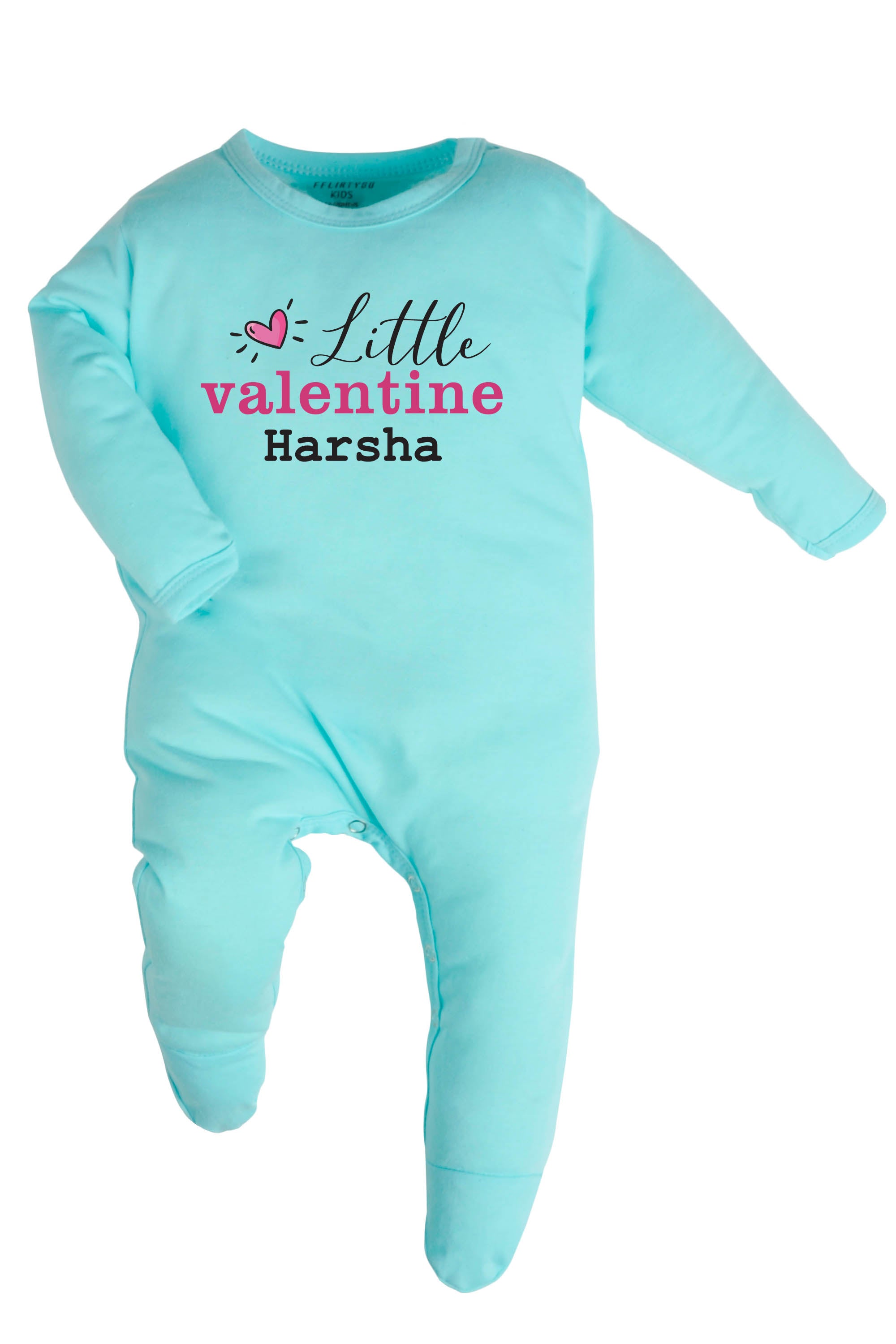 Little Valentine Baby Romper | Onesies w/ Custom Name