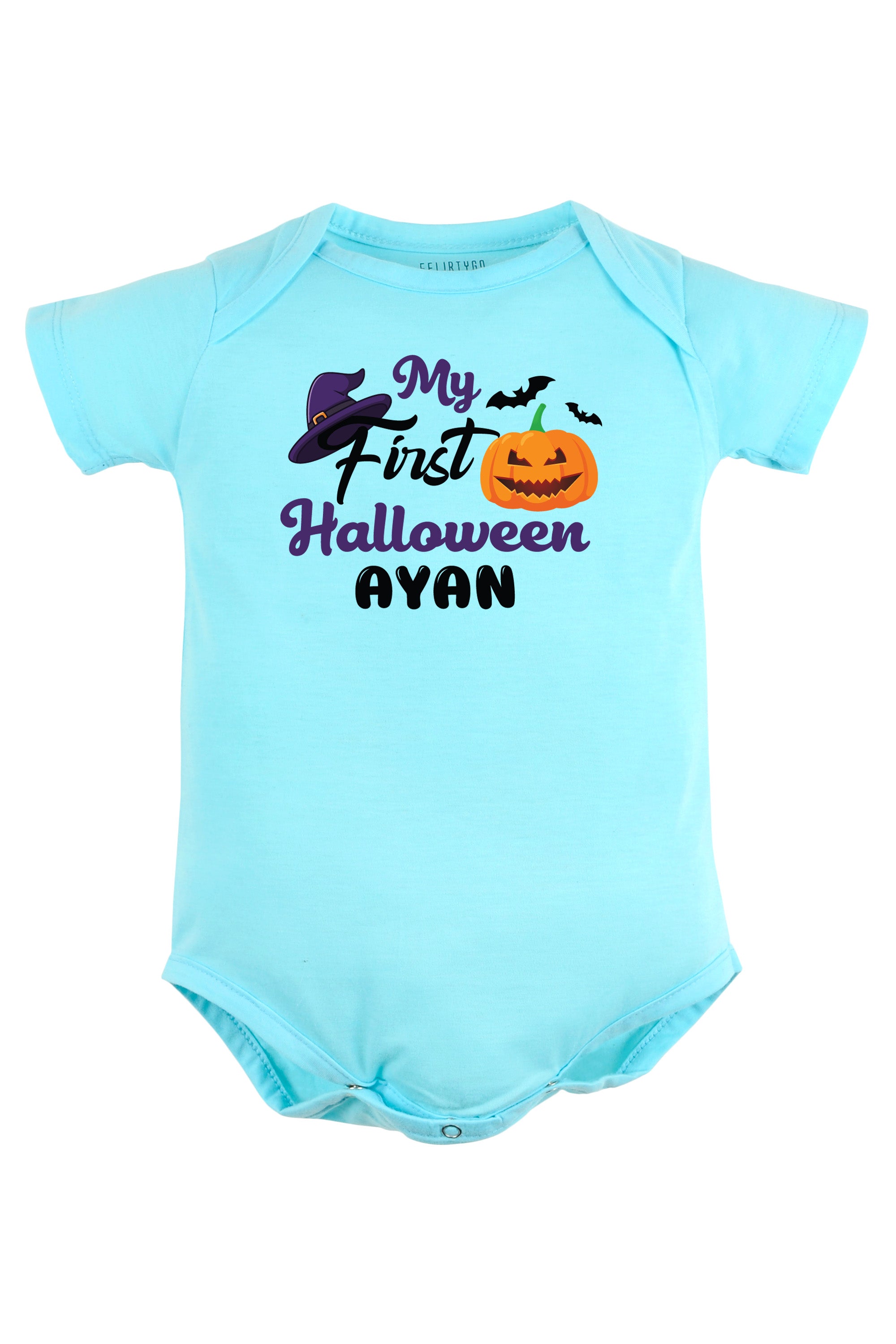 My First Halloween Baby Romper | Onesies w/ Custom Name