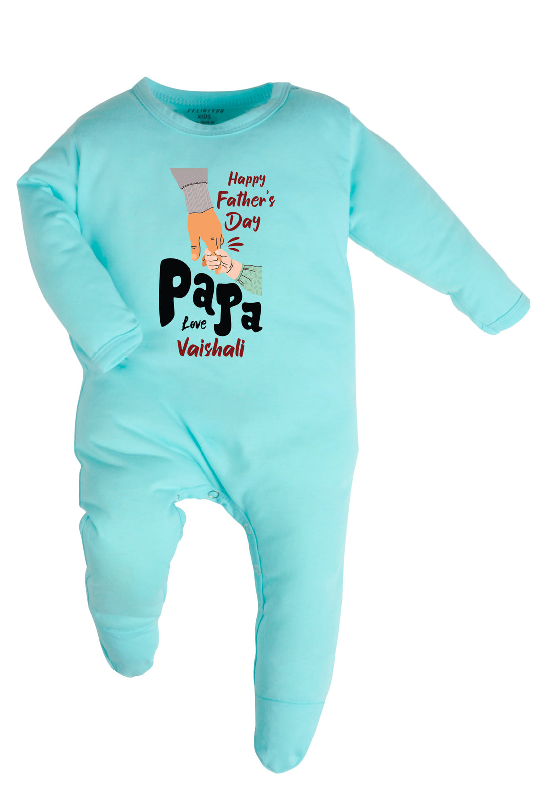 Happy Father's Day Papa Baby Romper | Onesies w/ Custom Name