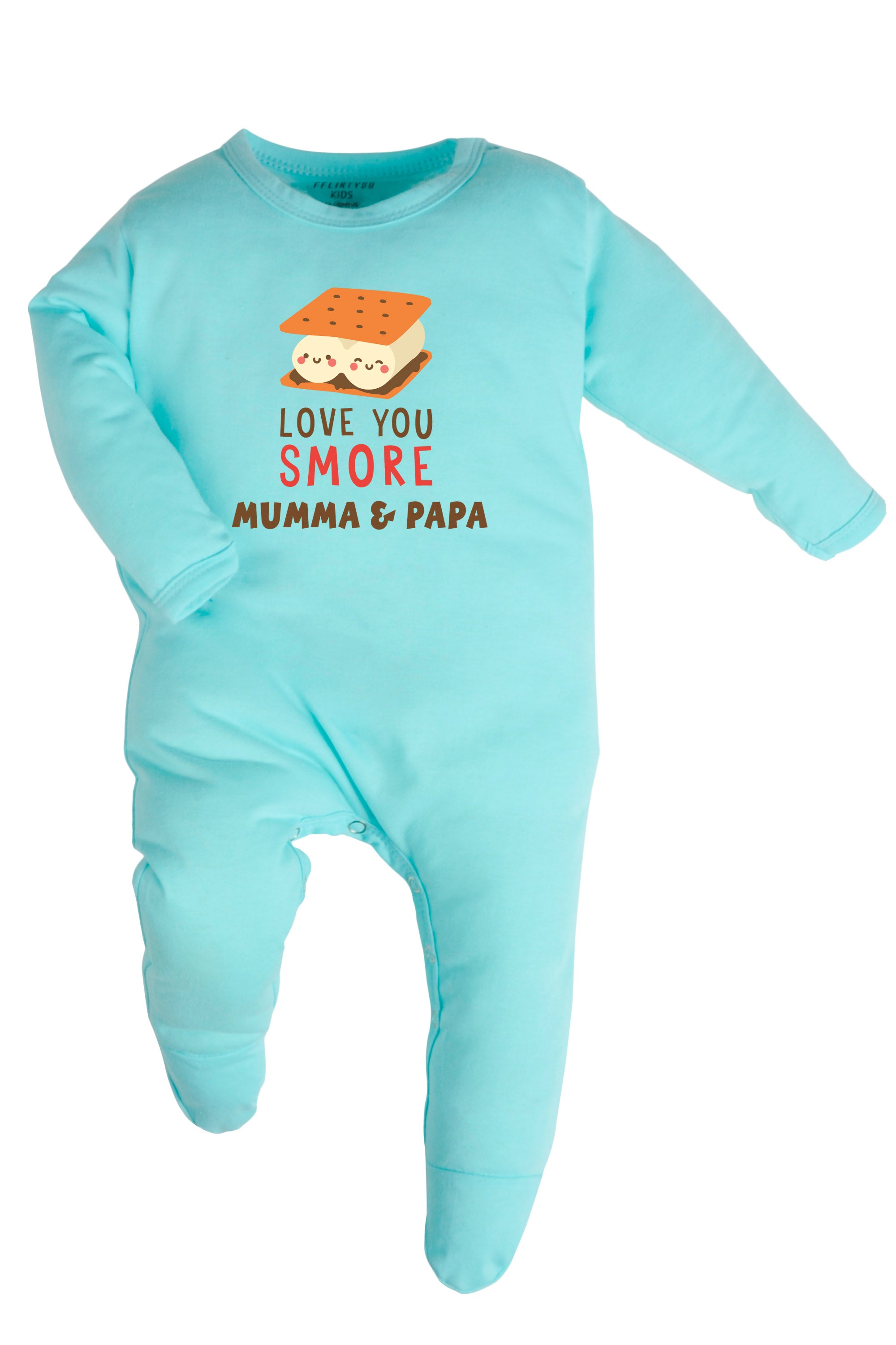 Love You Smore Mumma & Papa Baby Romper | Onesies