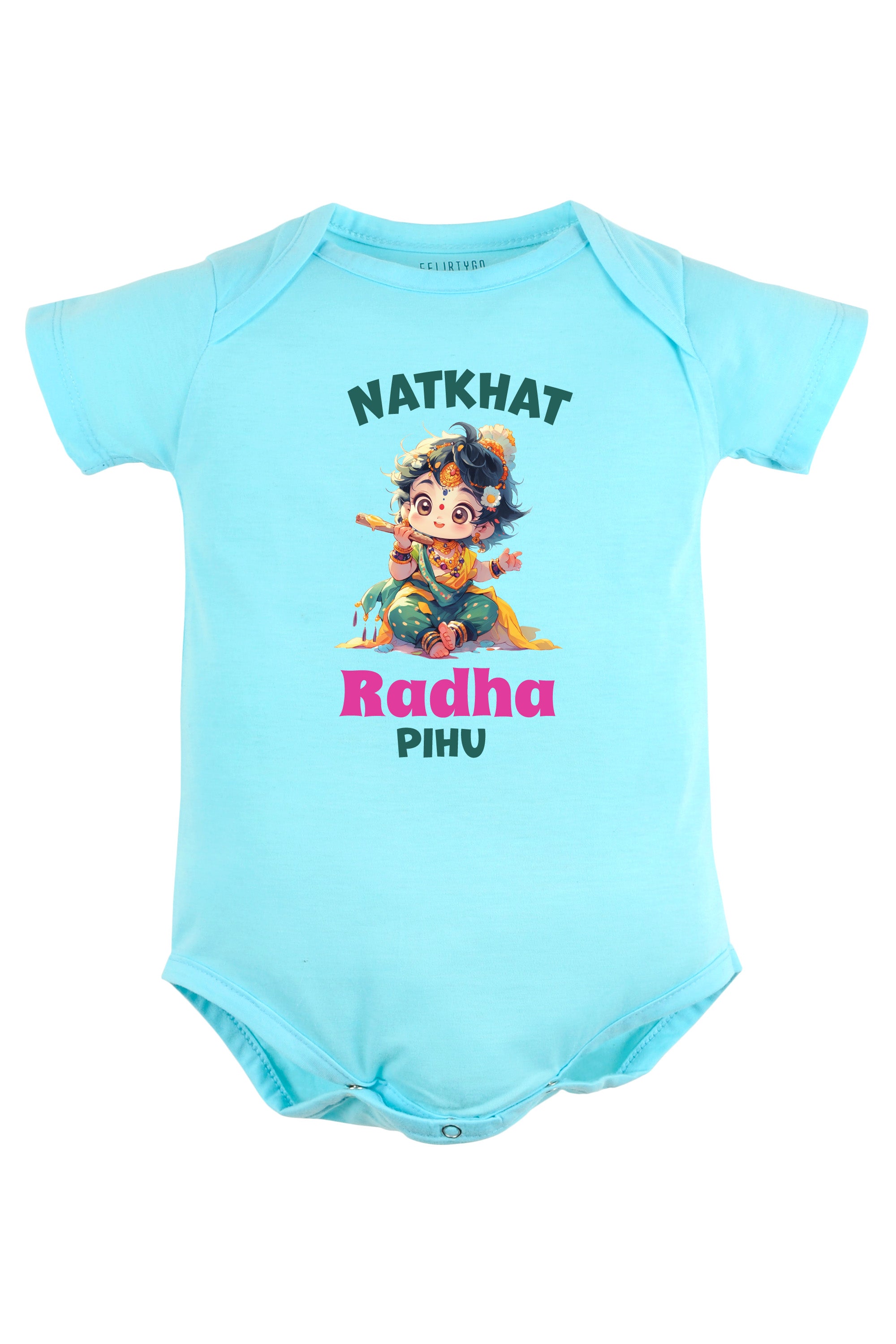 Natkhat Radha Baby Romper | Onesies w/ Custom Name