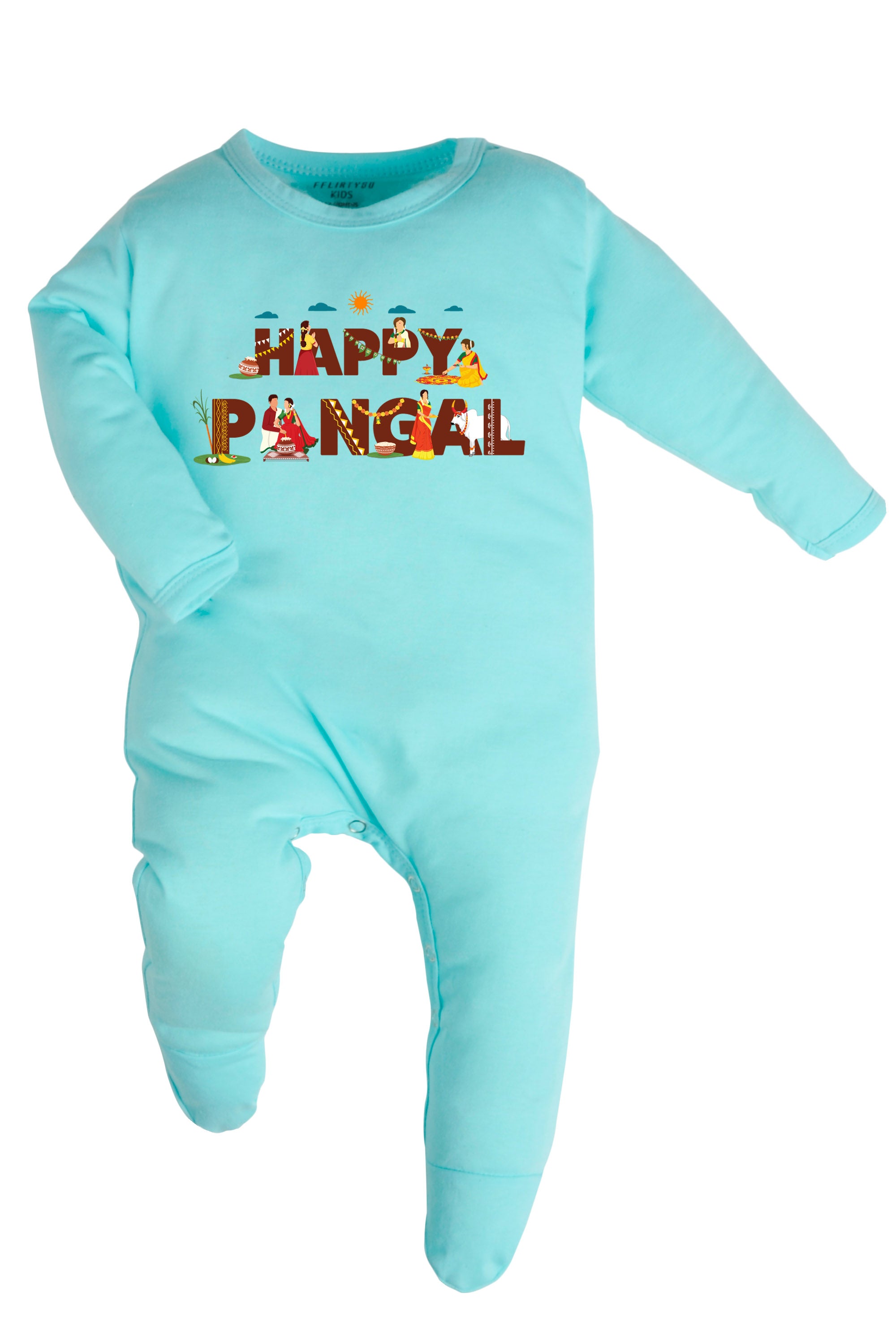 Happy pongal Rituals Baby Romper | Onesies