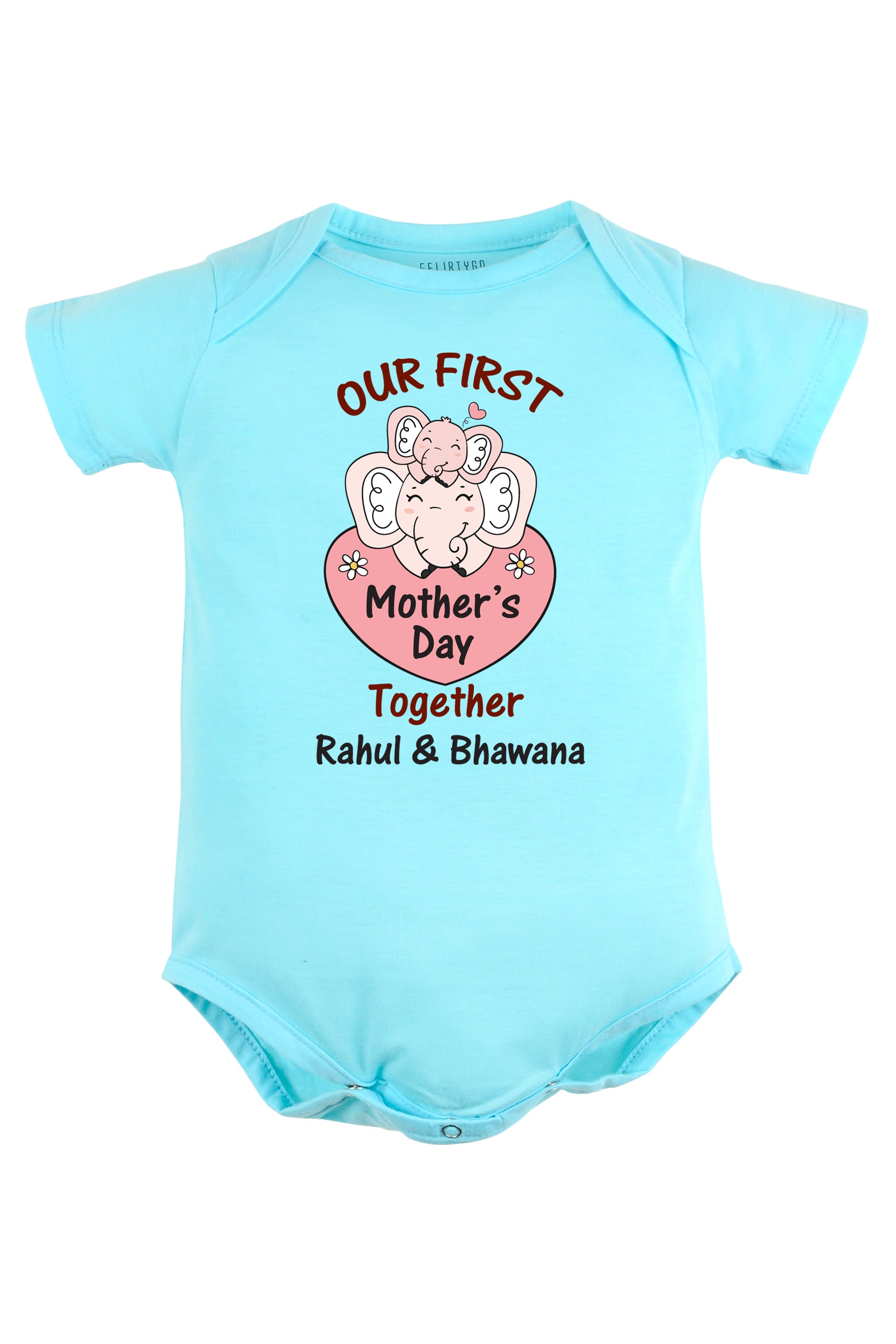 Our First Mother's Day Together Baby Romper | Onesies w/ Custom Name